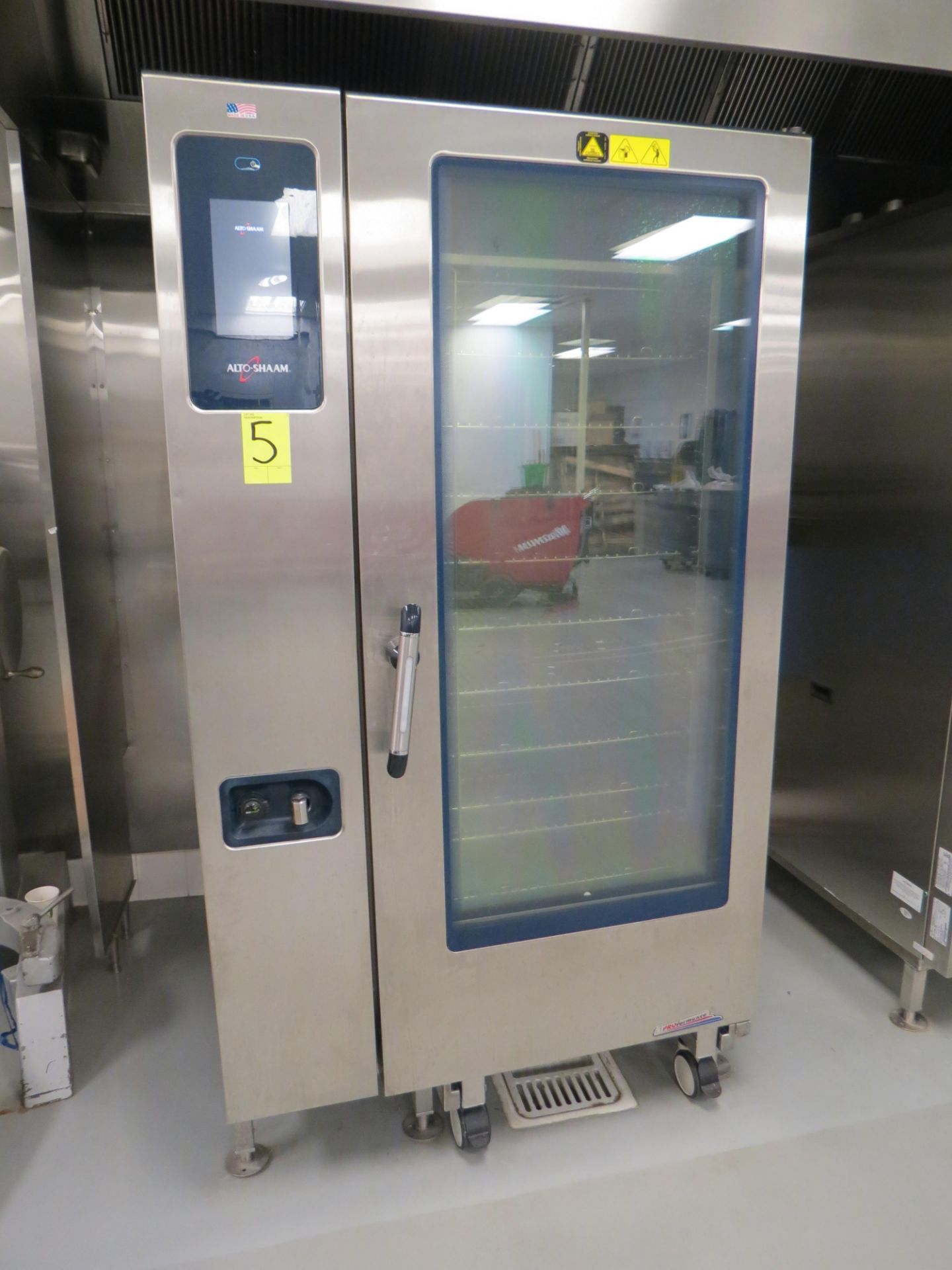 ALTO-SHAAM MDL. CTP20-20G COMBI OVEN, SN: 1599150-000, W/ ROLLING RACK