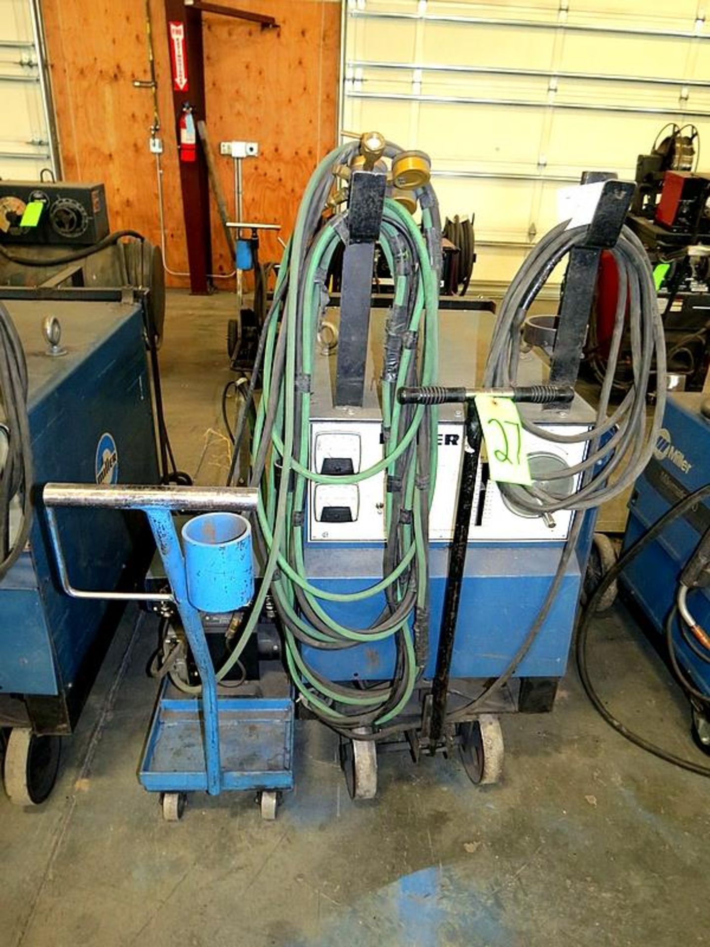 MILLER CONSTANT POTENTIAL DC WELDER WITH MILLERMATIC S-54A WIRE FEED - Image 4 of 4