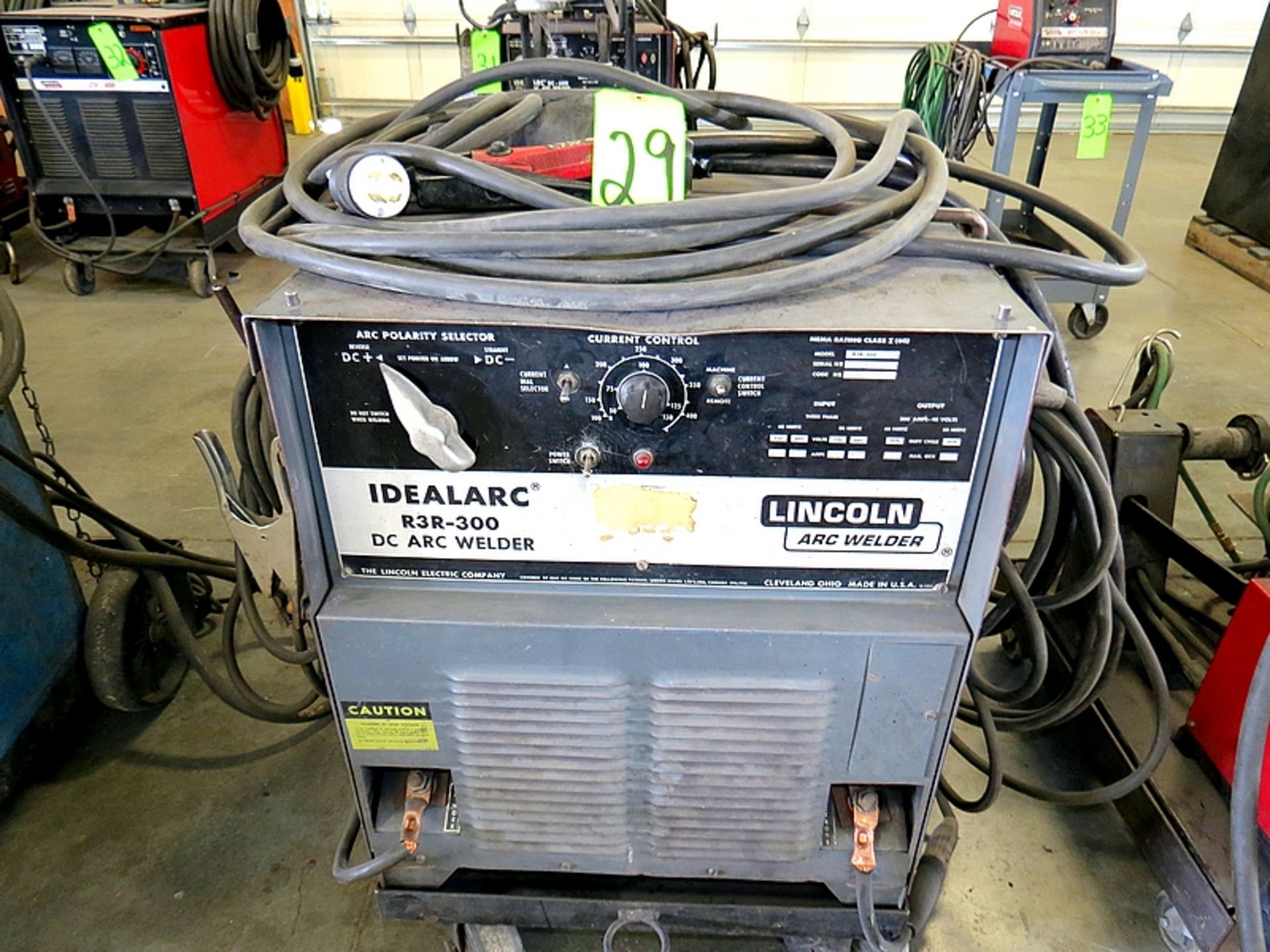 LINCOLN ARC WELDER R3R-300 DC ARC WELDER MDL: R3R-300 SN: AC376786