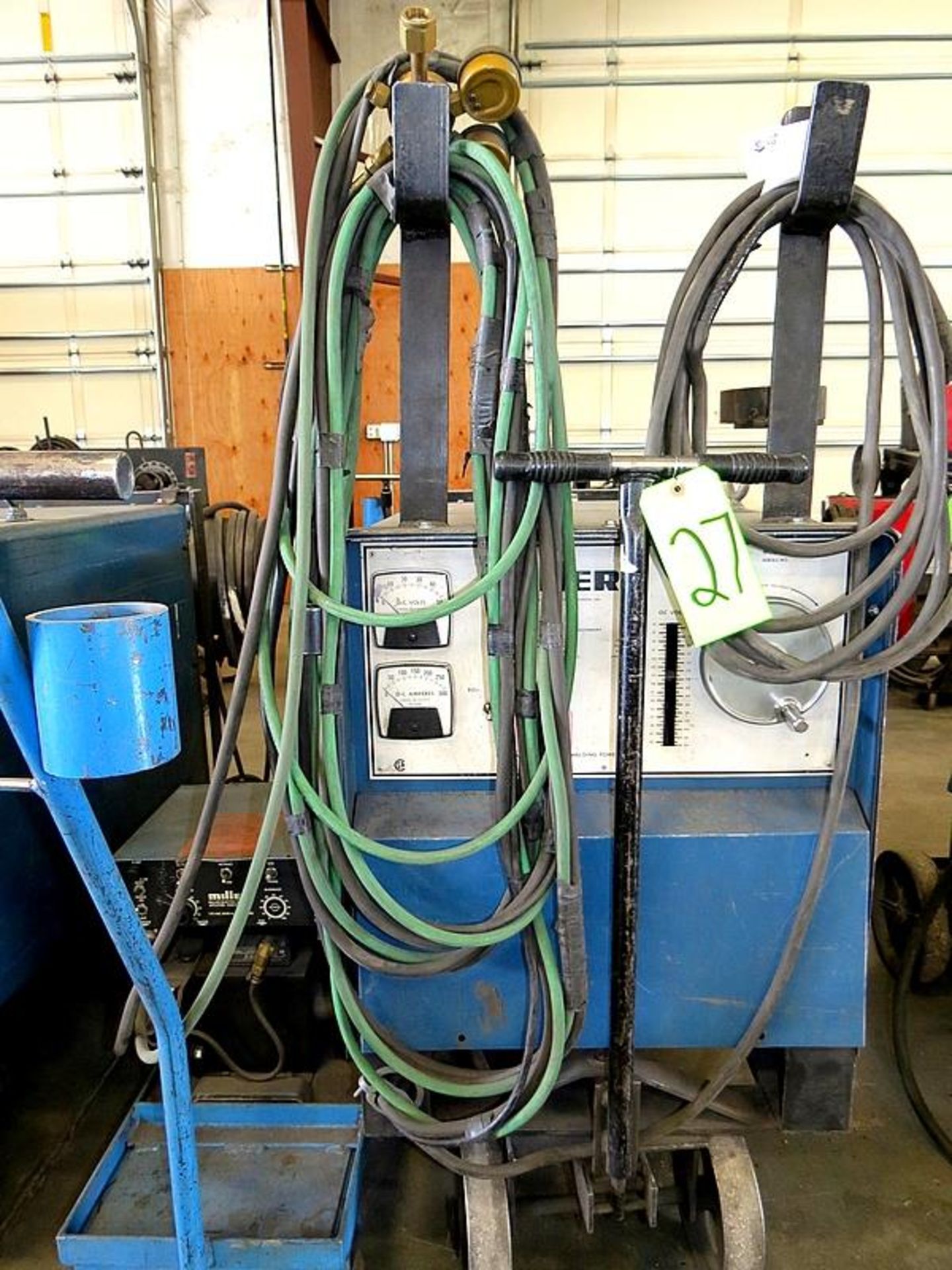 MILLER CONSTANT POTENTIAL DC WELDER WITH MILLERMATIC S-54A WIRE FEED