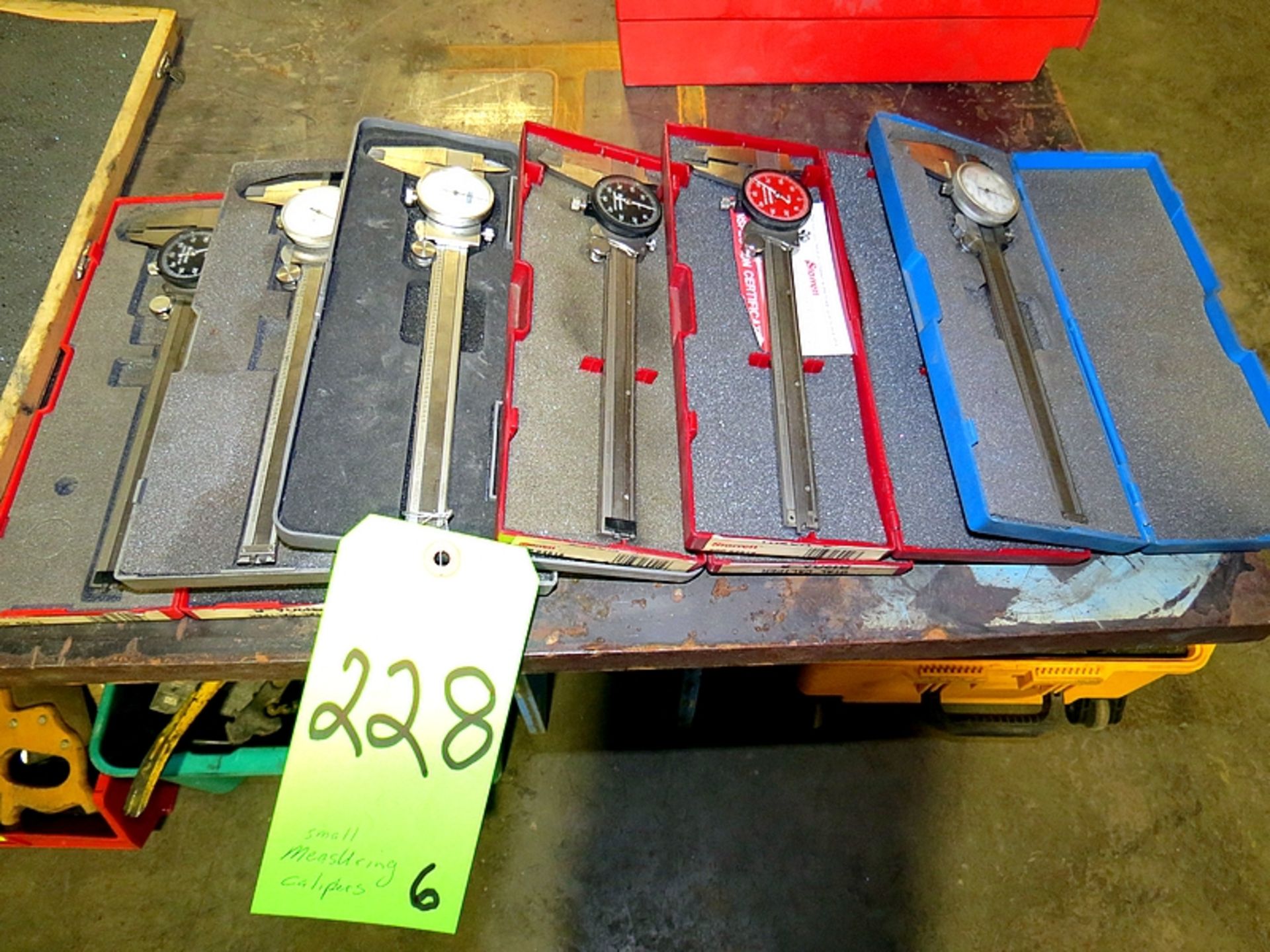 ASSORTED 6" DIAL CALIPERS