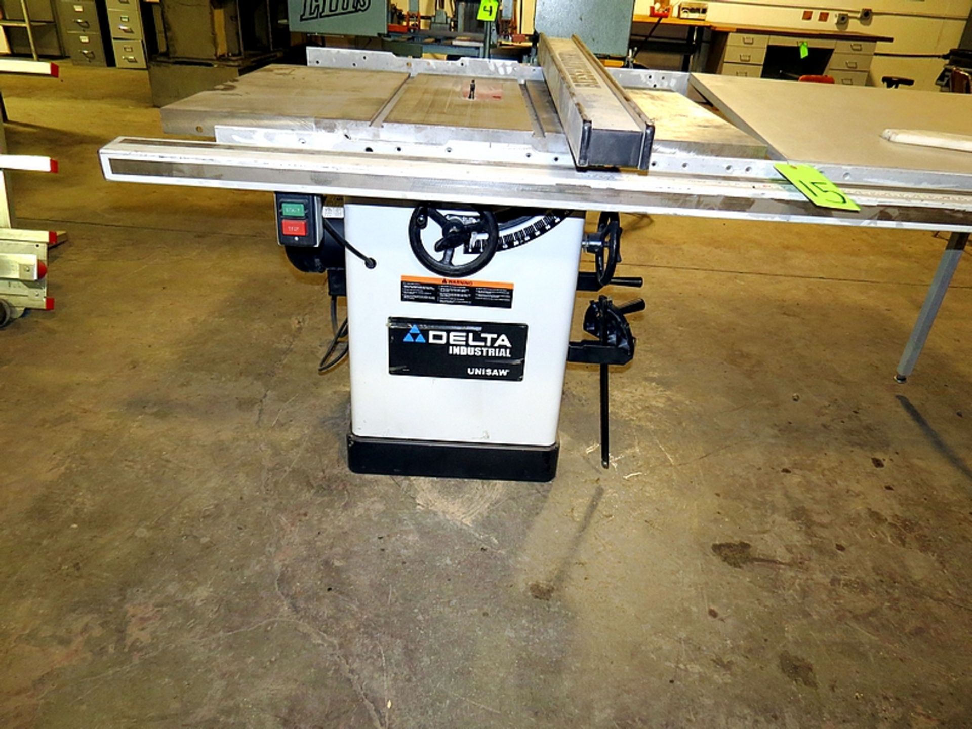 DELTA TABLE SAW, UNISAW 12, 5HP, MDL: 36-L33L, SN: 07A1022120071-PC - Image 2 of 2