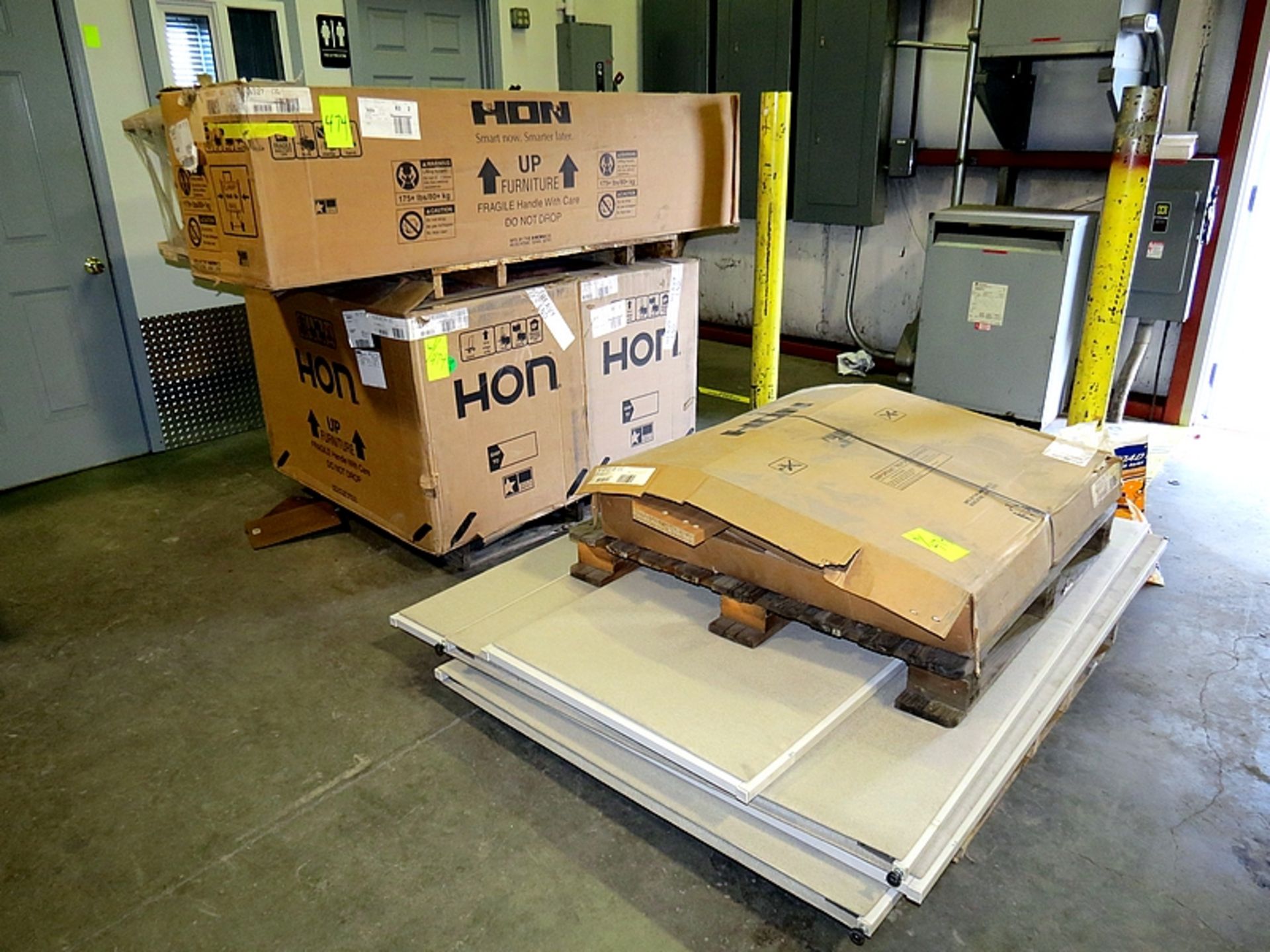 LOT HON OFFICE FURNITURE IN BOXES