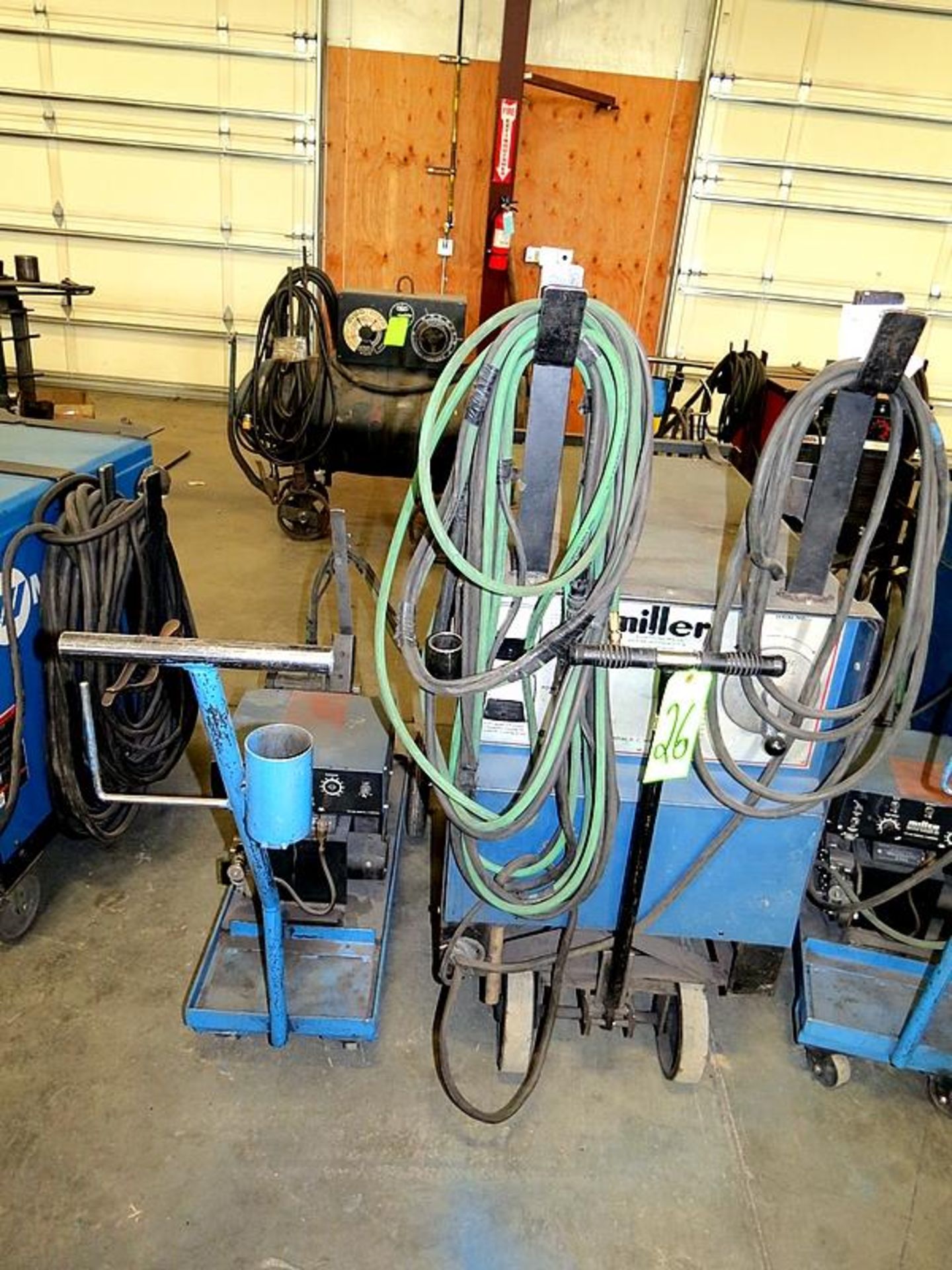 MILLER CONSTANT POTENTIAL DC WELDER WITH MILLERMATIC S-54E WIRE FEED - Image 2 of 4