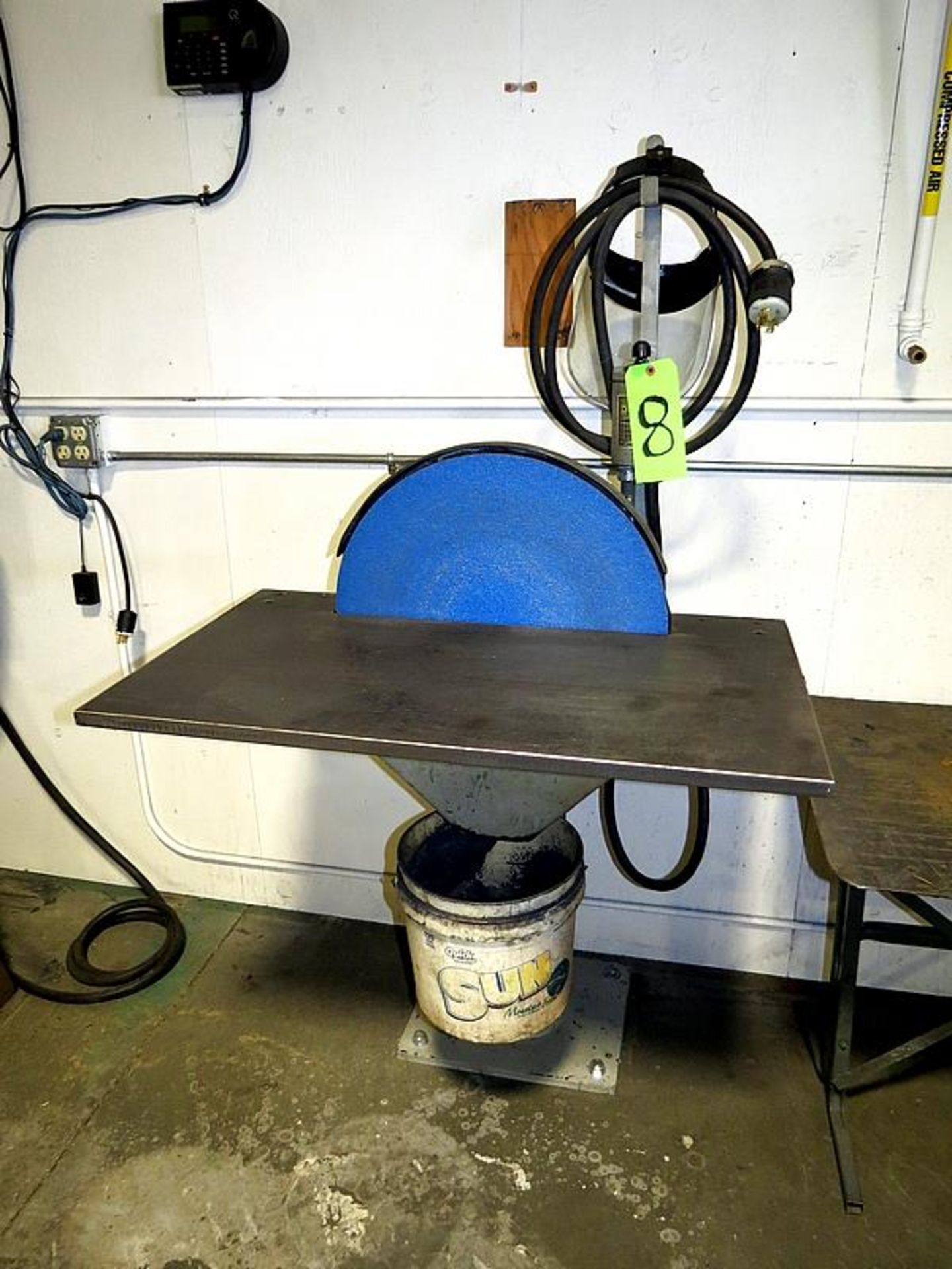 20 INCH VERTICAL DISC SANDER 3HP, WITH WORK SURFACE 33" X 16"