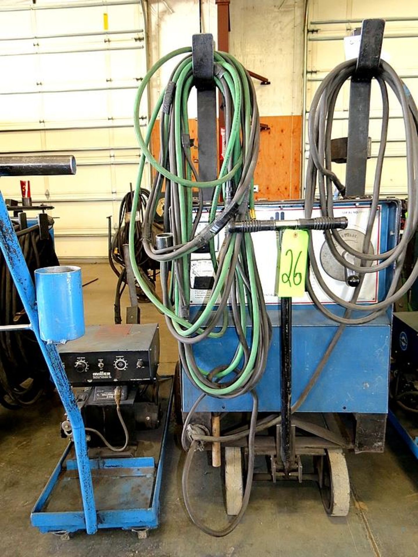 MILLER CONSTANT POTENTIAL DC WELDER WITH MILLERMATIC S-54E WIRE FEED