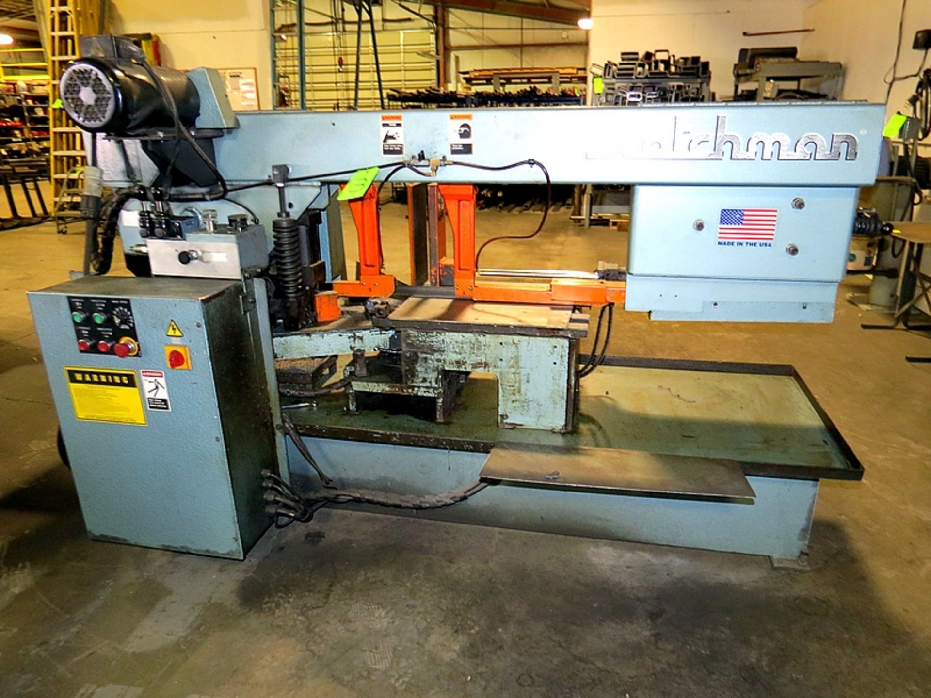 SCOTCHMAN HORIZONTAL METAL CUTTING BAND SAW, 3 HP, MDL: SH1419, SN: 556-05070089 - Image 2 of 4