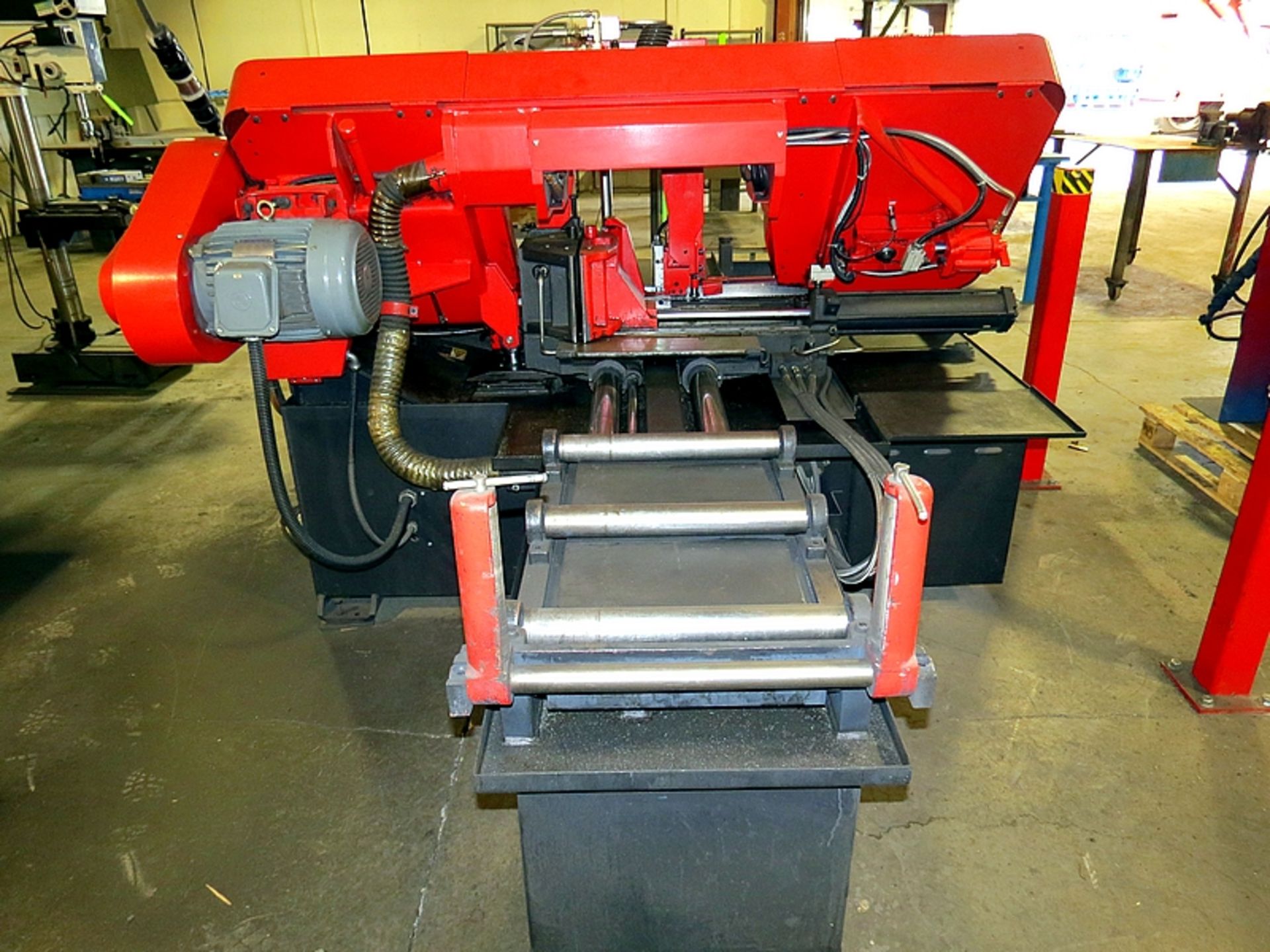 2013 AMADA HFA400W HORIZONTAL BAND SAW, FULLY AUTOMATIC W/CONTROLS, MDL: HFA400W, SN: 45752090, MFG. - Image 3 of 4