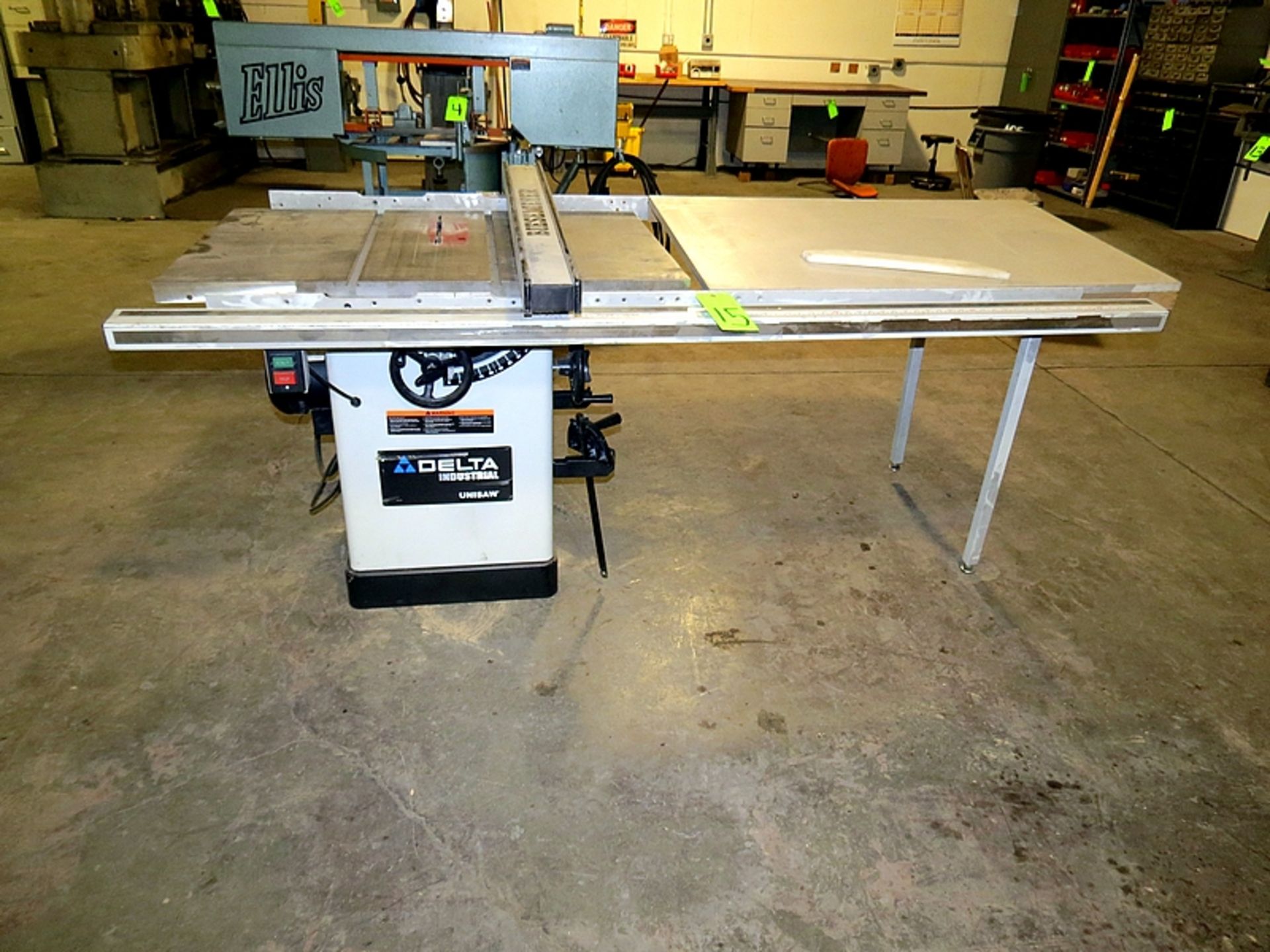 DELTA TABLE SAW, UNISAW 12, 5HP, MDL: 36-L33L, SN: 07A1022120071-PC