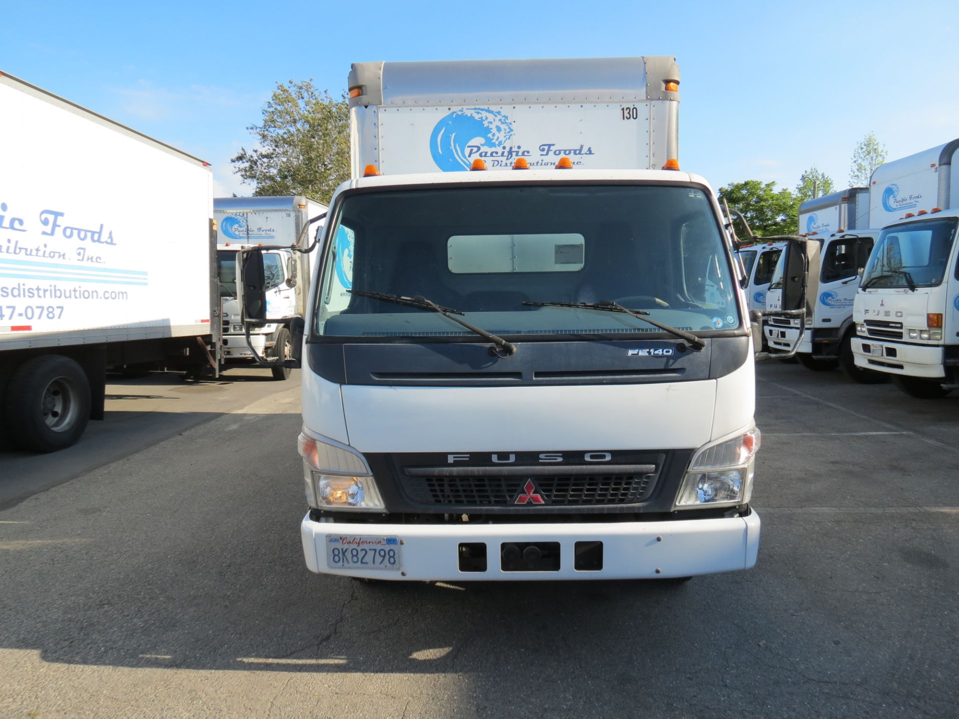 2007 Mitsubishi Fuso 14' FM-260 Box Truck W/Lift Gate, Automatic Transmission, #130, VIN: