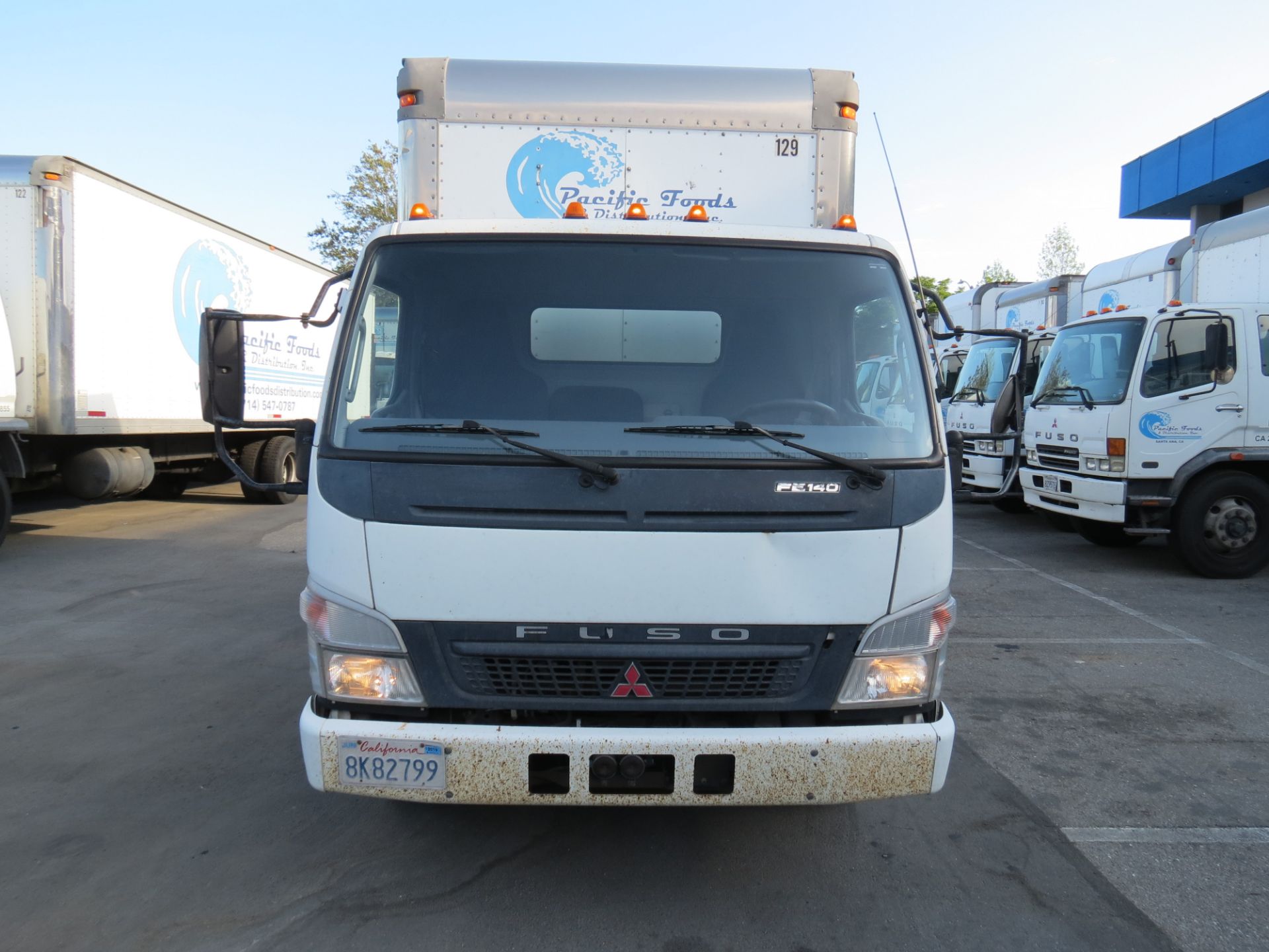 2007 Mitsubishi Fuso 14' FM-260 Box Truck W/Lift Gate, Automatic Transmission, #129, VIN: