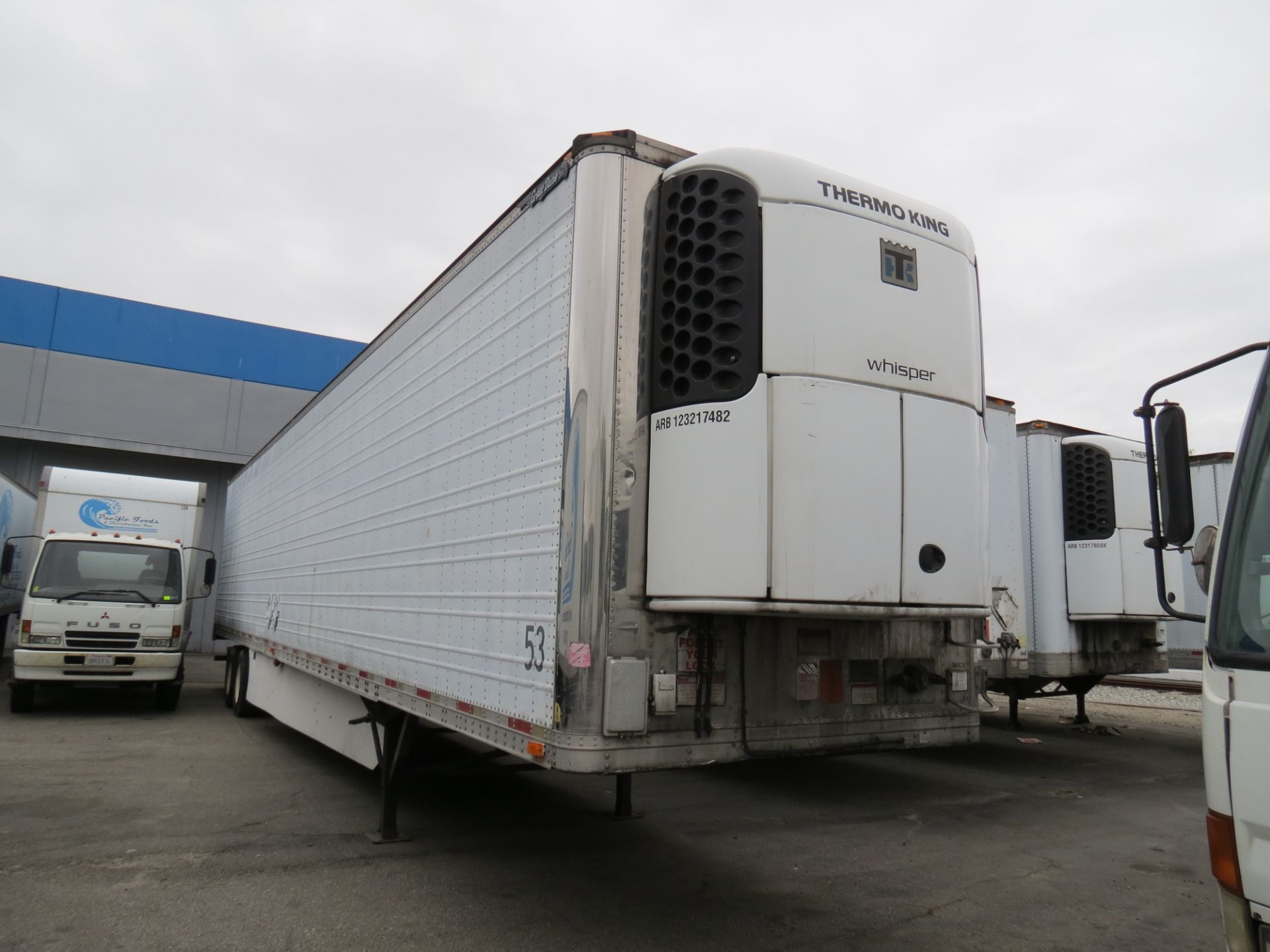 1998 Great Dane 53' Thermo King Smart Reefer #3 Trailer, VIN: 1GRAAD626WW072309, LIC: 4MJ2287