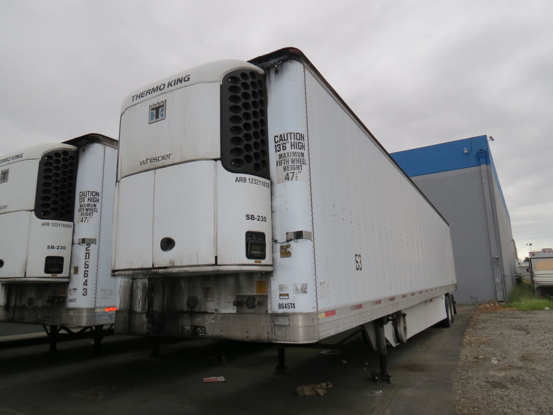 1997 Trailmobile 53' Thermo King Smart Reefer #3 Trailer, Model - 01AC-1UAY, VIN: 1 - Image 2 of 13