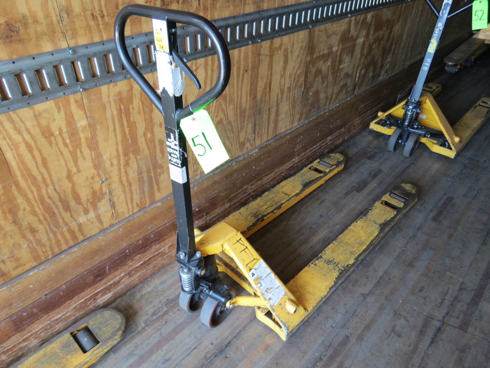 Big Joe Pallet Jack 5500 lbs. Capacity Yellow