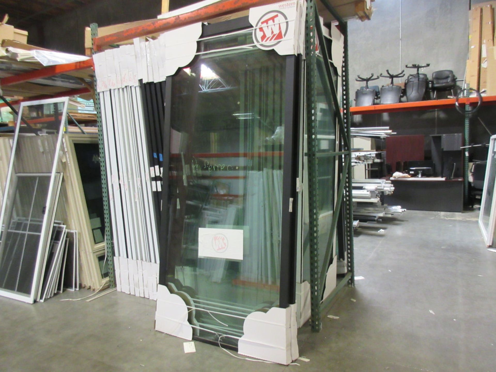 LOT - WESTERN DOORS AND WINDOWS. NEW, USED AND REMAKES.AUCTIONEER'S NOTE: PLEASE SEE INVENTORY LIST.