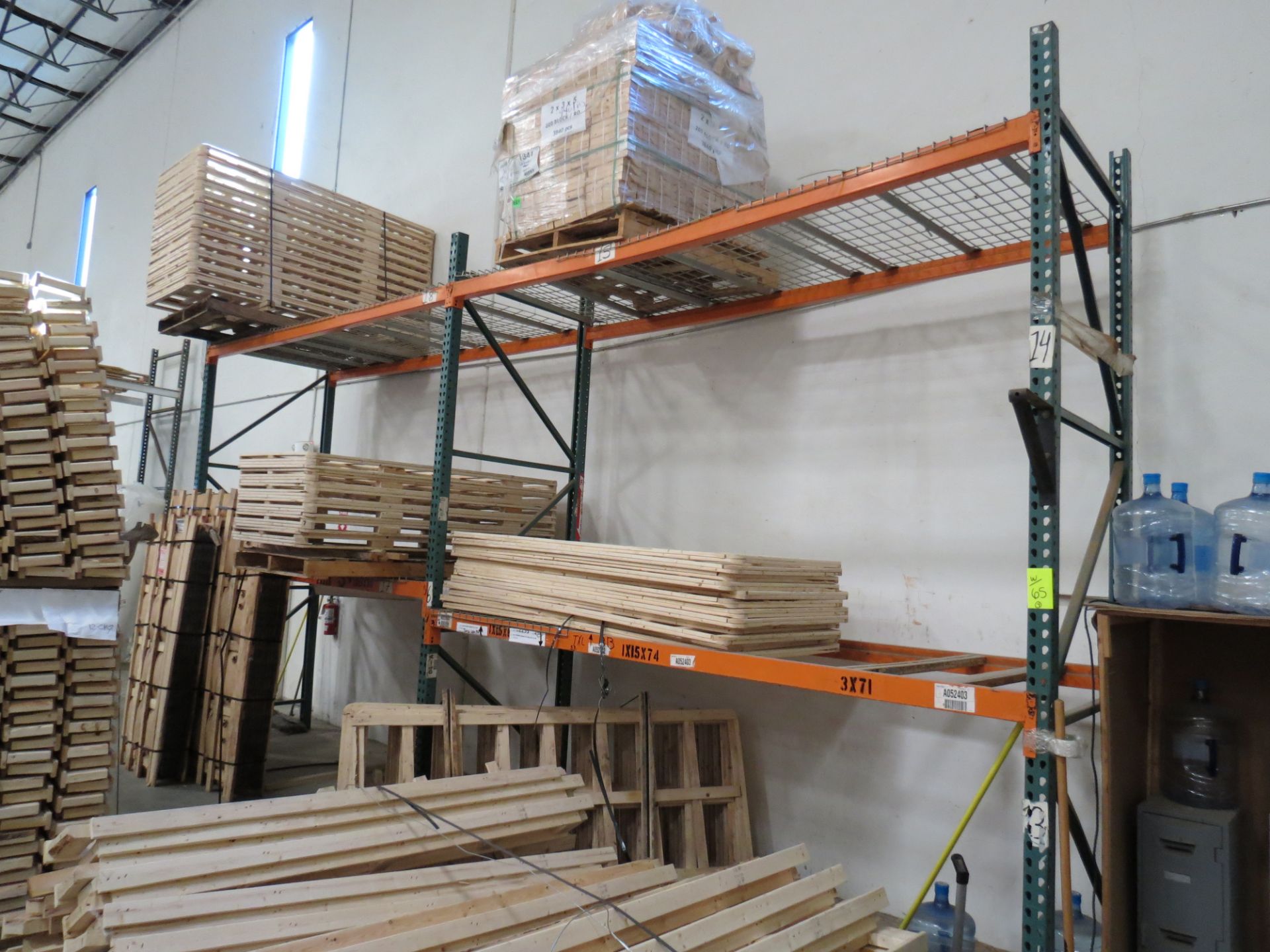 Sections of Pallet Racking Orange / Green - Image 2 of 4