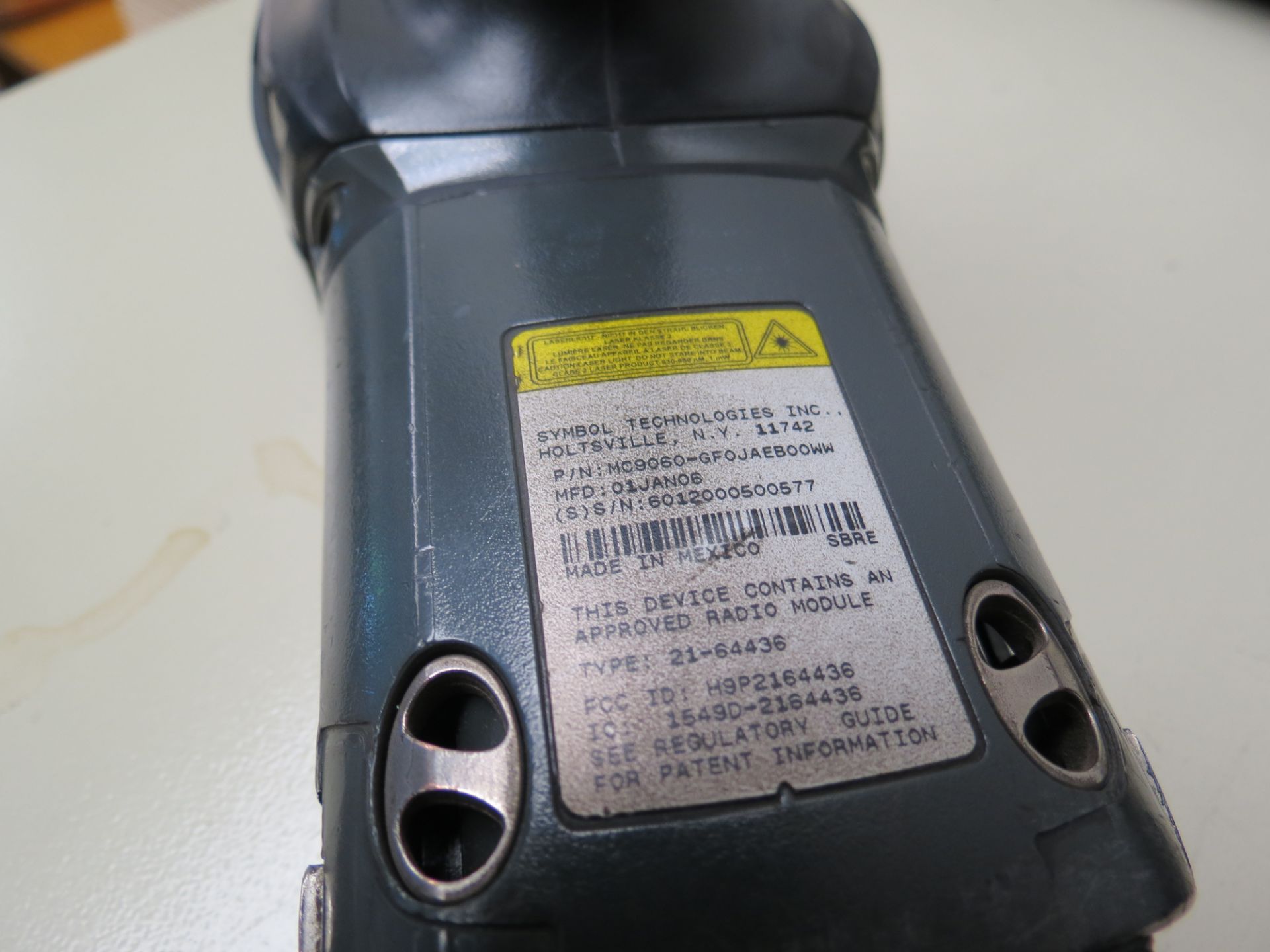 Lot 4-Symbol / Motorola MC9060 RF Barcode Scanners with Charger - Image 2 of 3