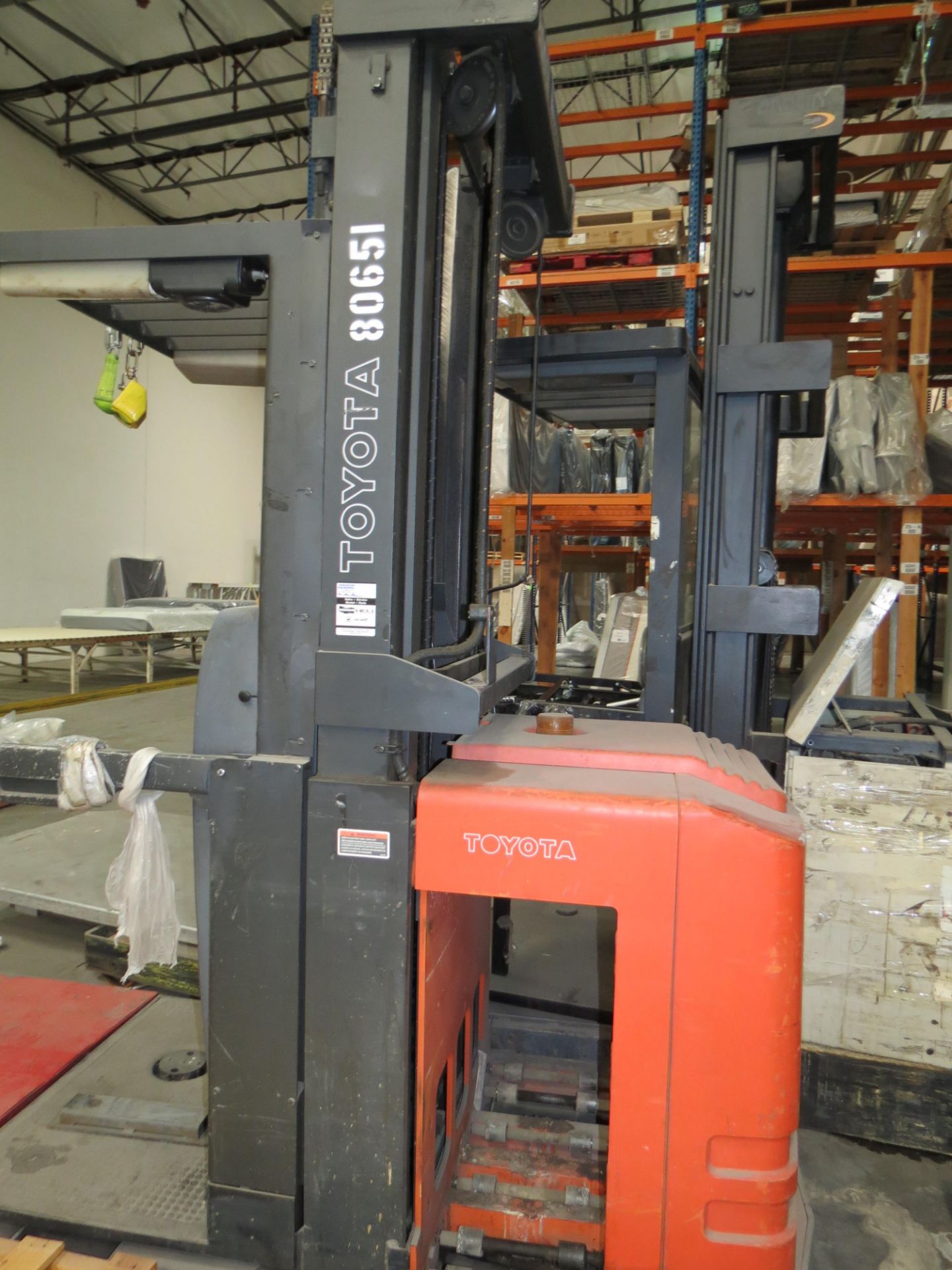 Toyota Model 7BPUE15 Order Picker Electric Forklift 3K Capacity 240" Height SN:80651 (Does Not - Image 3 of 5