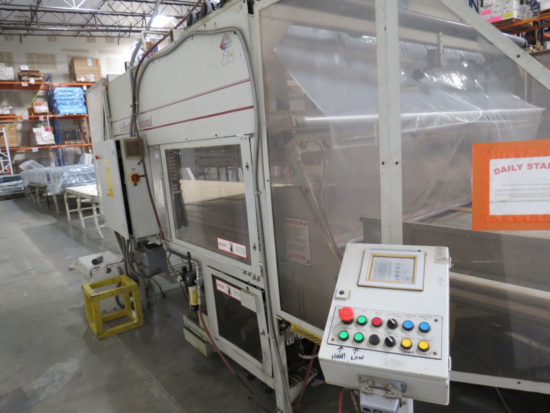 Gribetz Bagging Machine W/ 10" infeed & 50' Outfeed Motorized Conveyor System - Image 6 of 9