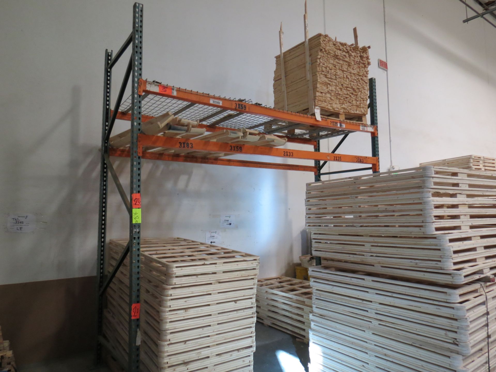 Sections of Pallet Racking Orange / Green - Image 4 of 4
