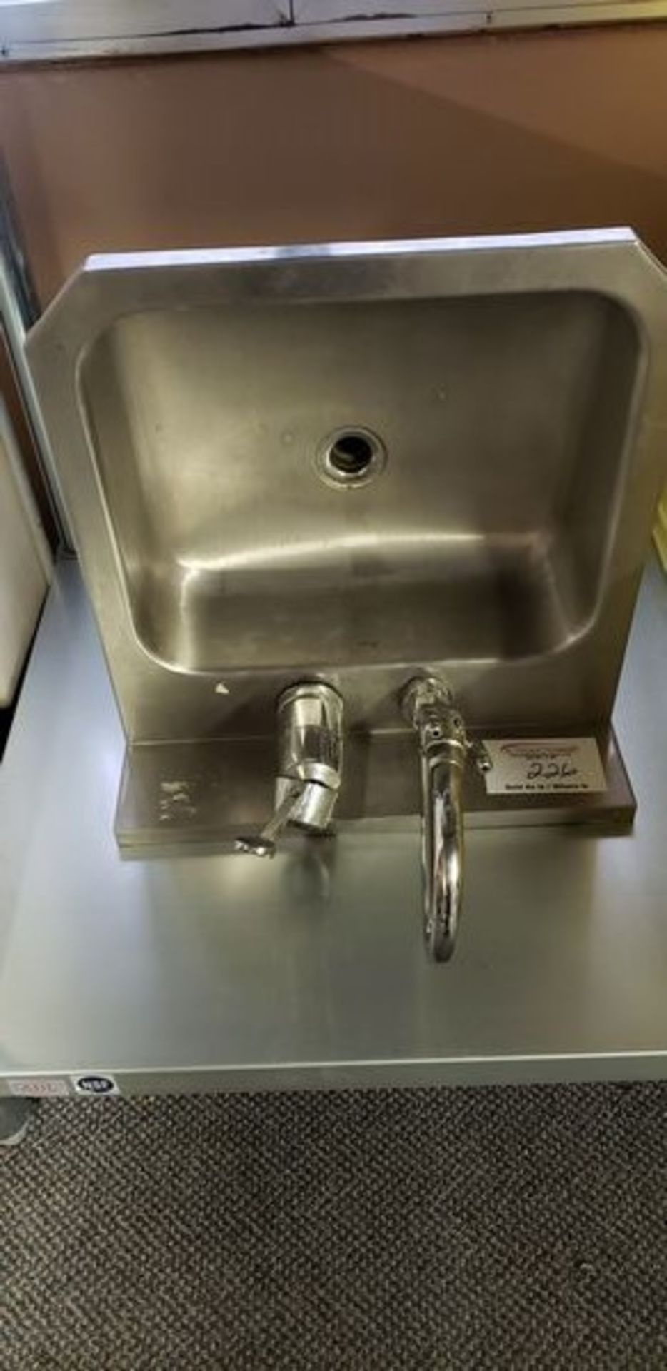 Stainless Steel Wall Mount Hand Sink