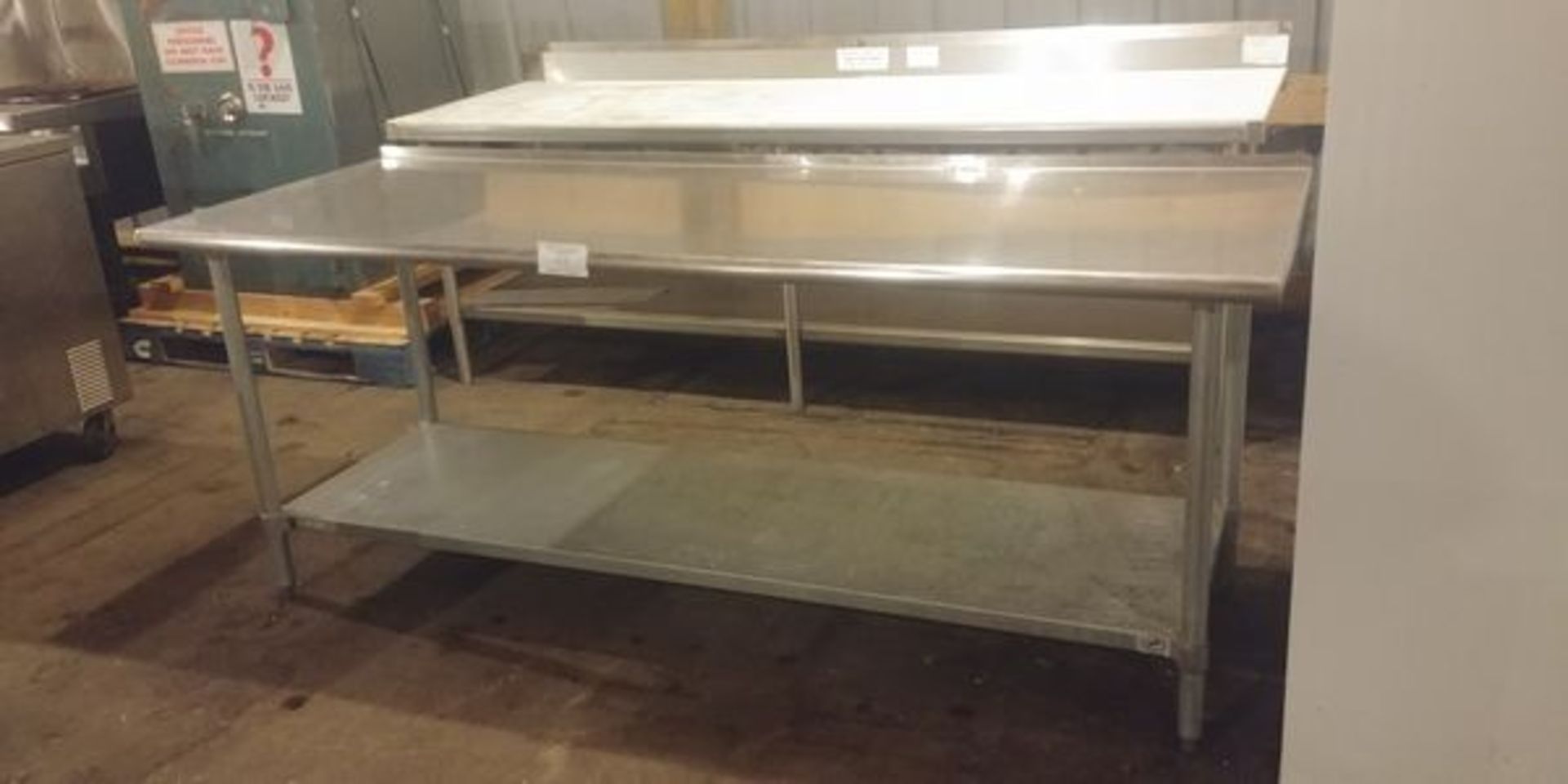 7ft Stainless Steel Work Table