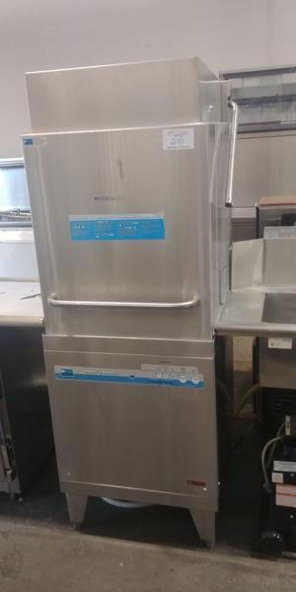 Meiko Model DP80.2T - Pass Thru Dishwasher Complete with Tabling and Wash Wand