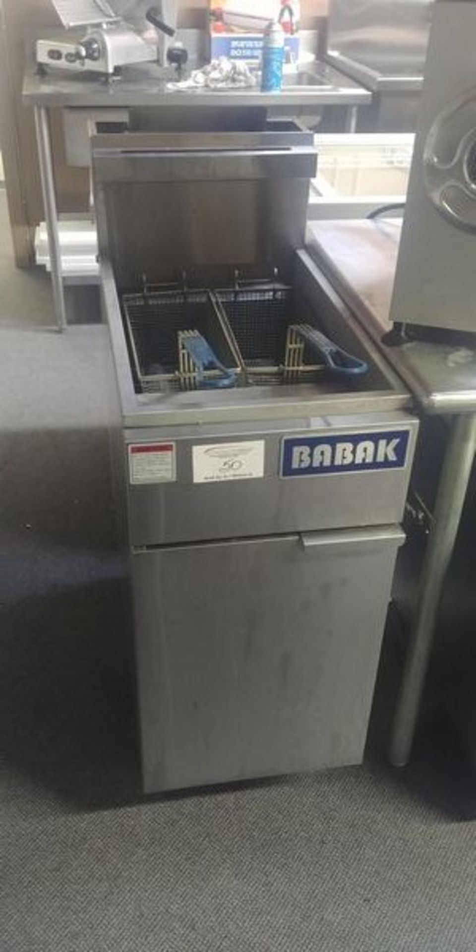 Babak Gas Deep Fryer