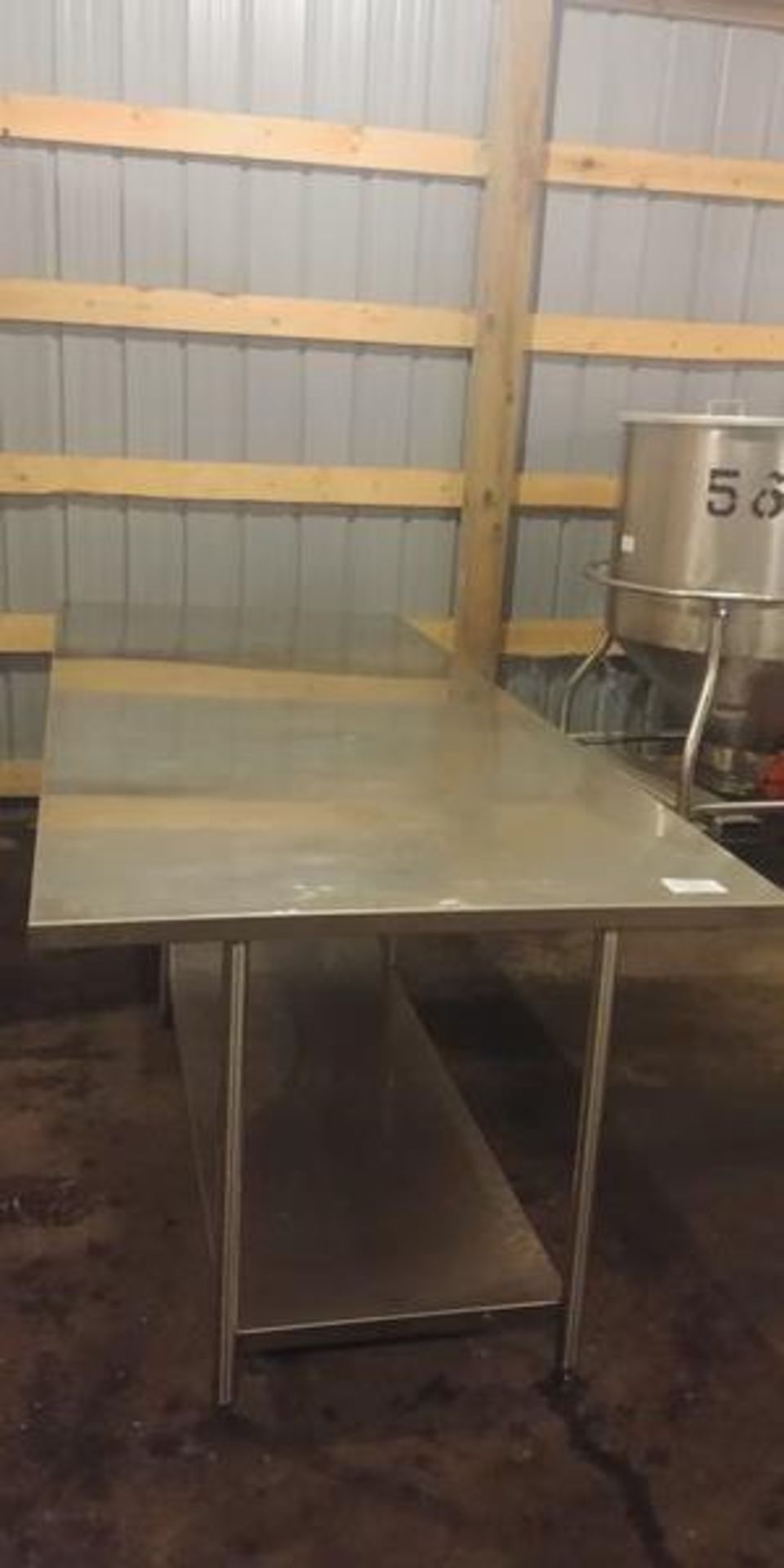 4 x 10 ft Federal Grade Stainless Steel Work Table - Original Build Cost $3100.00