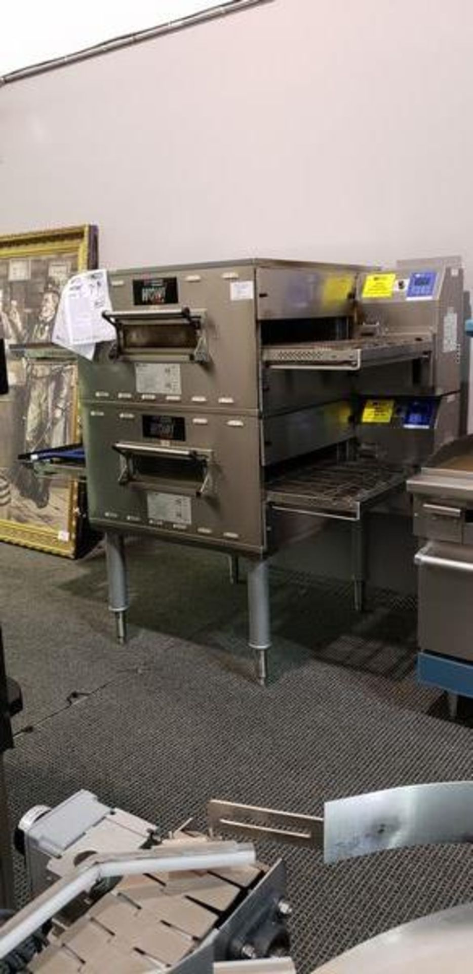 Double Stacked Middleby Marshall PS636-2-G Direct Gas Fired Conveyor Ovens - Used 1 Year - Image 2 of 5