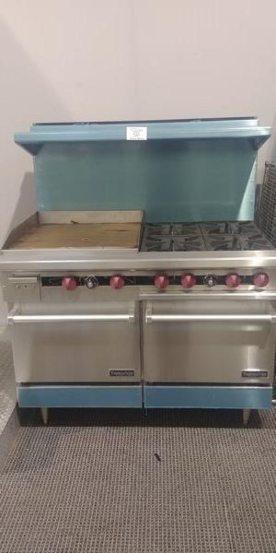 Made in the USA - Therma-Tek 48" Double Oven Range with 24" Griddle and 4 Burners - Showroom Model