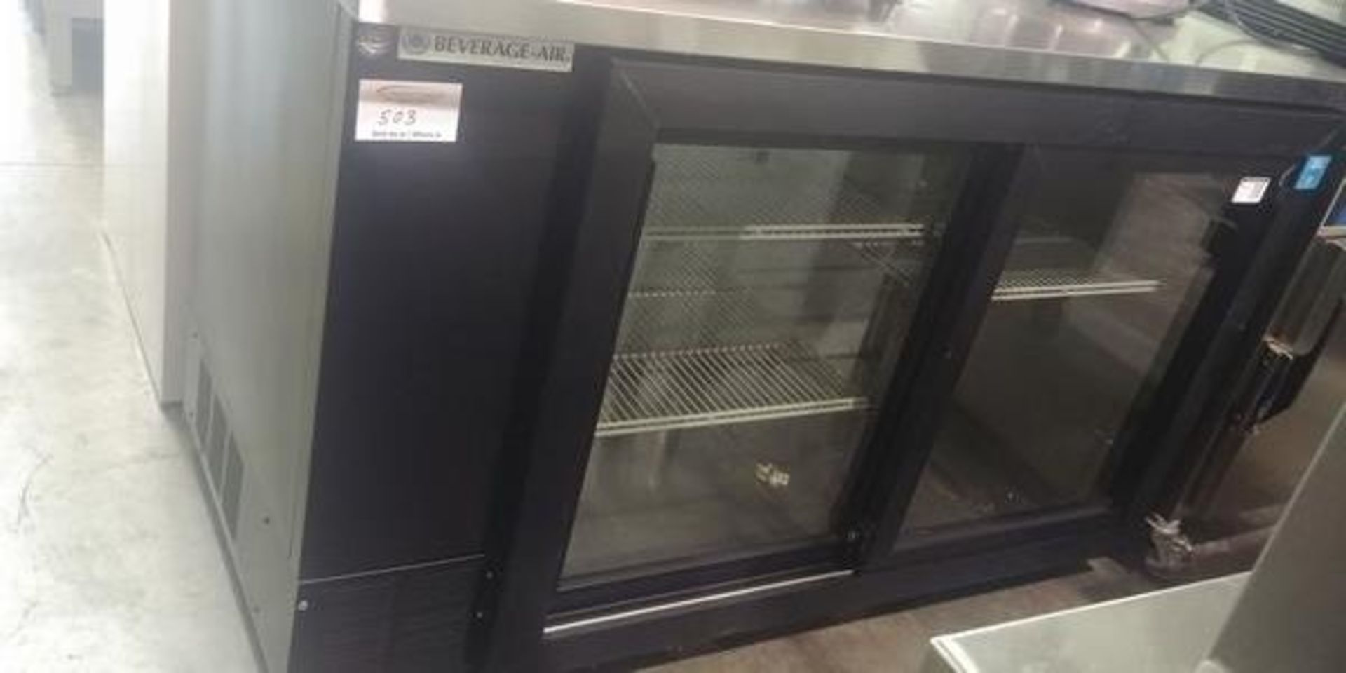 Beverage Air 59" Refrigerated Bar Cooler - Used 3 Months