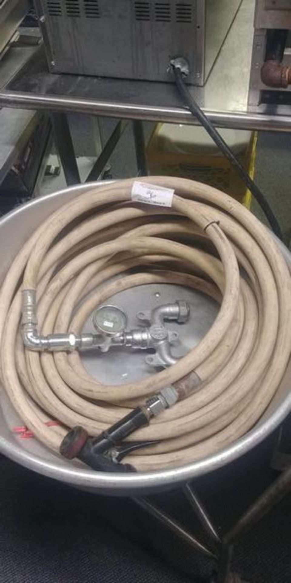 Heavy Duty Wash Down Hose with Nozzle and T&S Tap Set