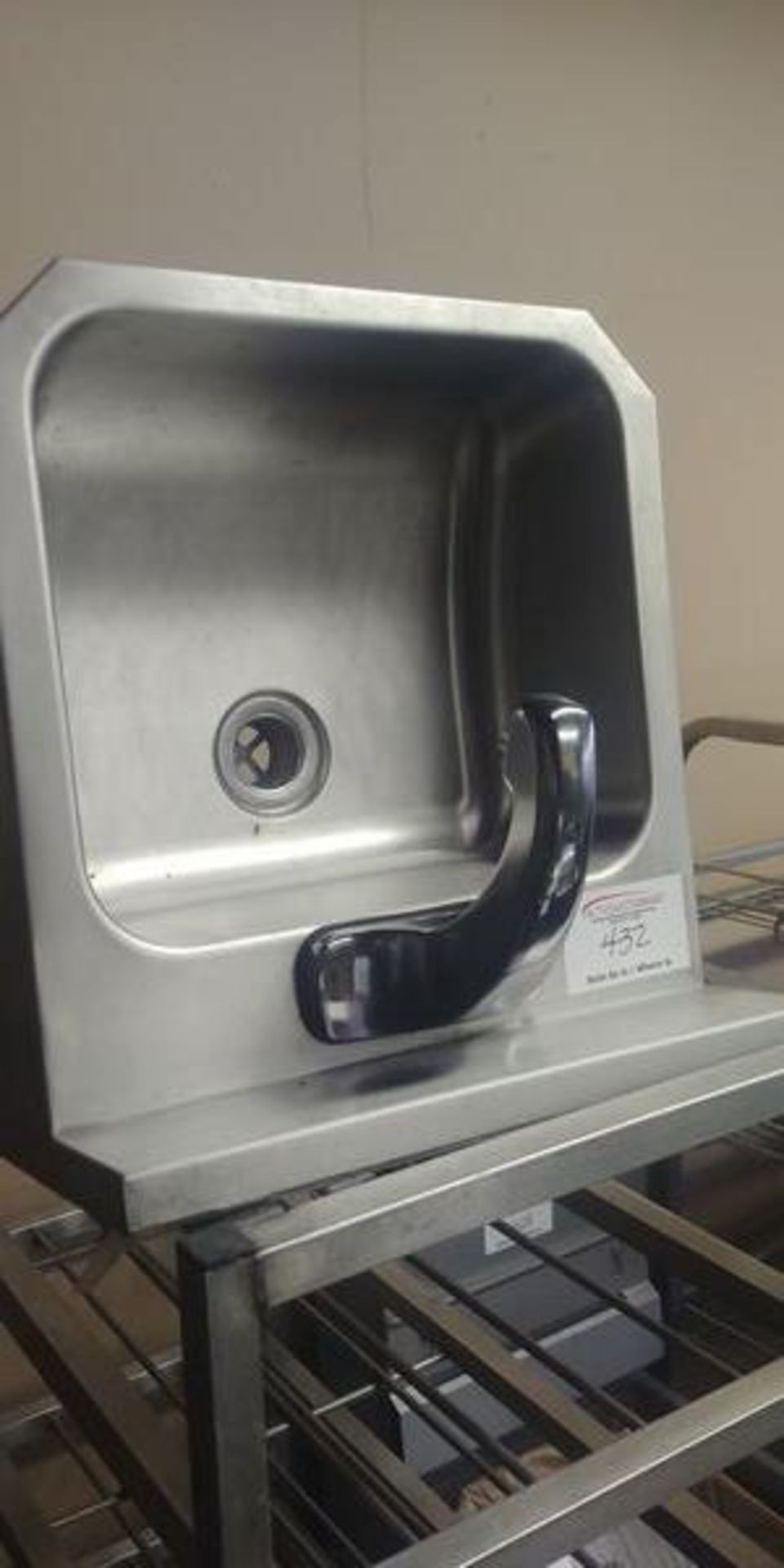 Hand Sink with Electronic Tap