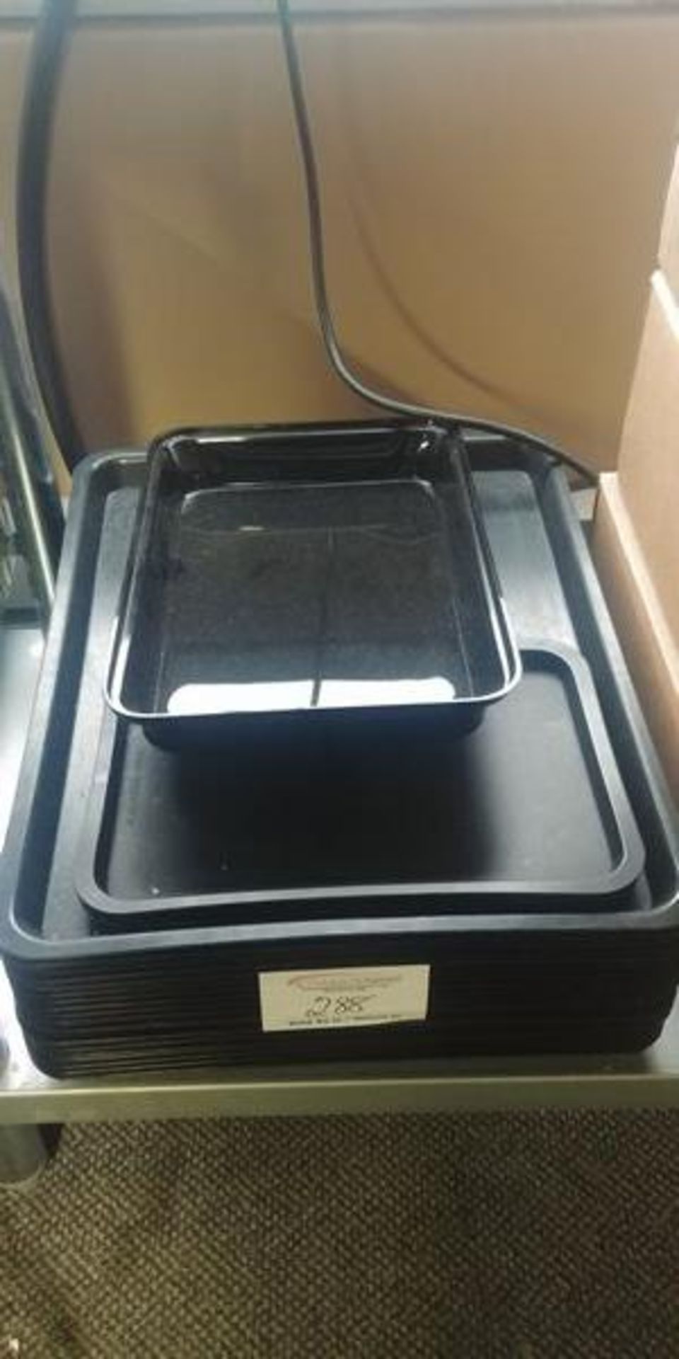 20 Assorted New Black Meat Display Trays