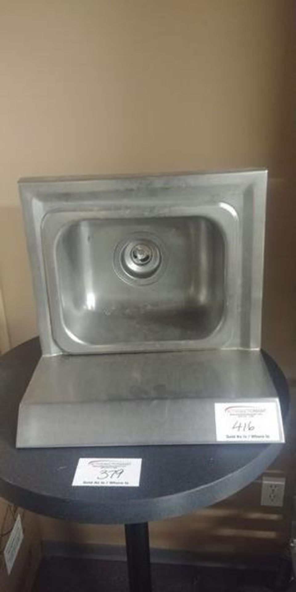 Stainless Steel Wall Mount Hand Sink