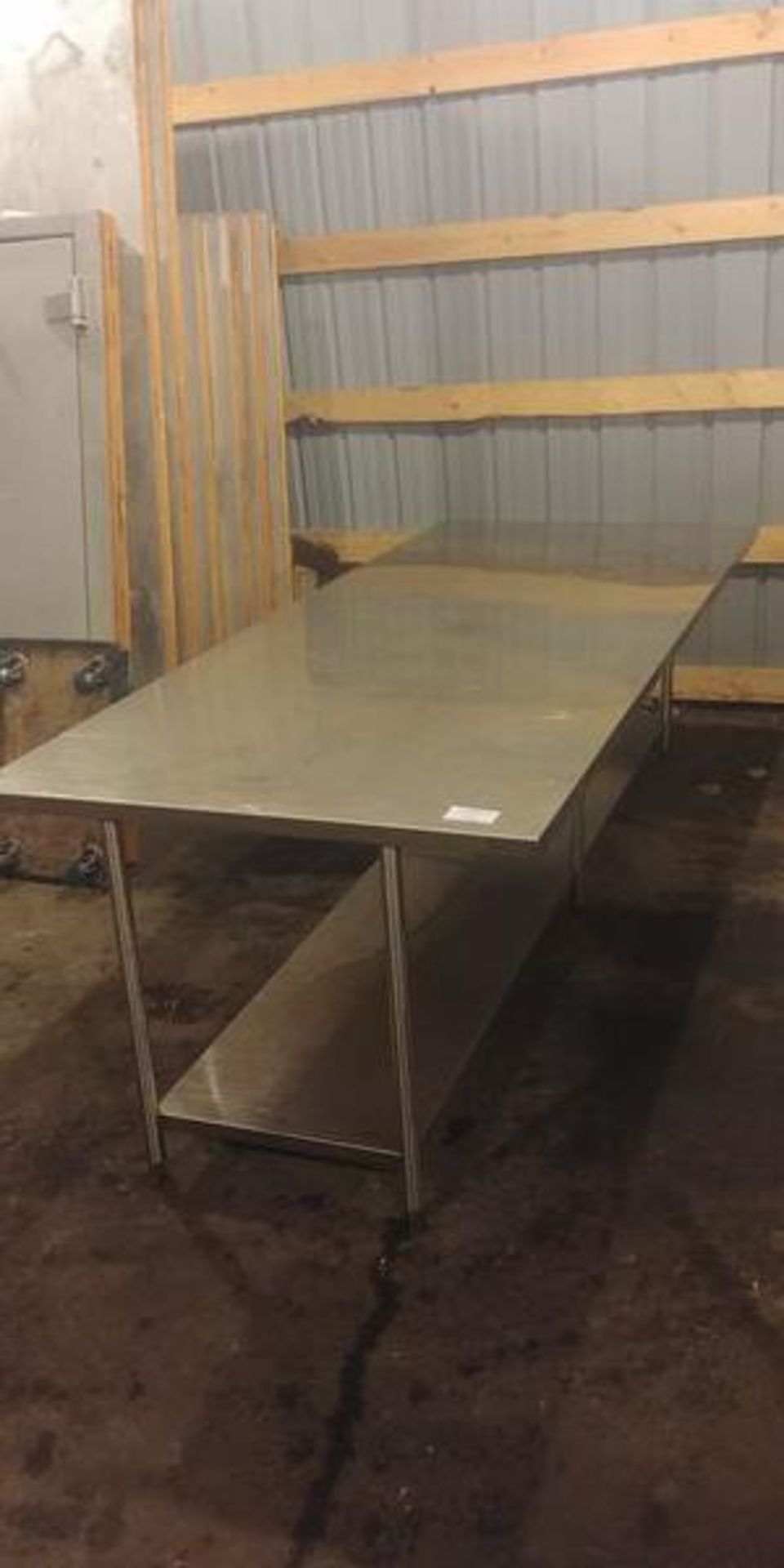 4 x 10 ft Federal Grade Stainless Steel Work Table - Original Build Cost $3100.00