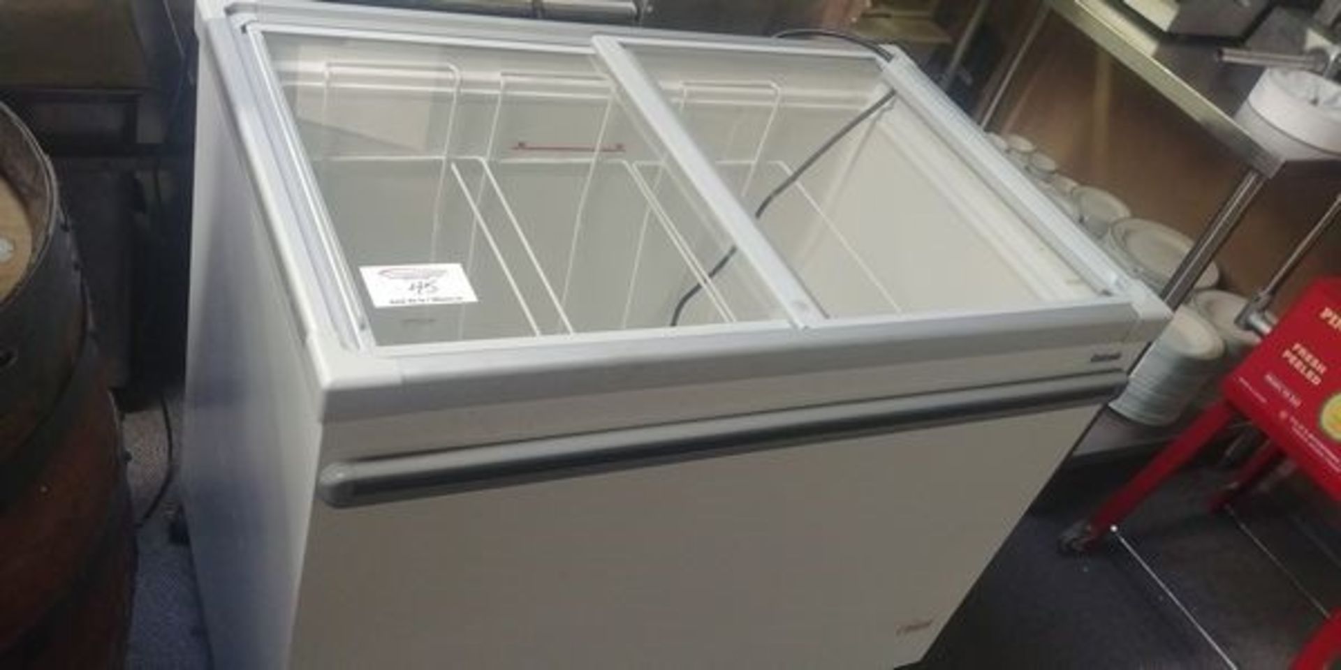 Celcold Freezer with Clear Sliding Tops