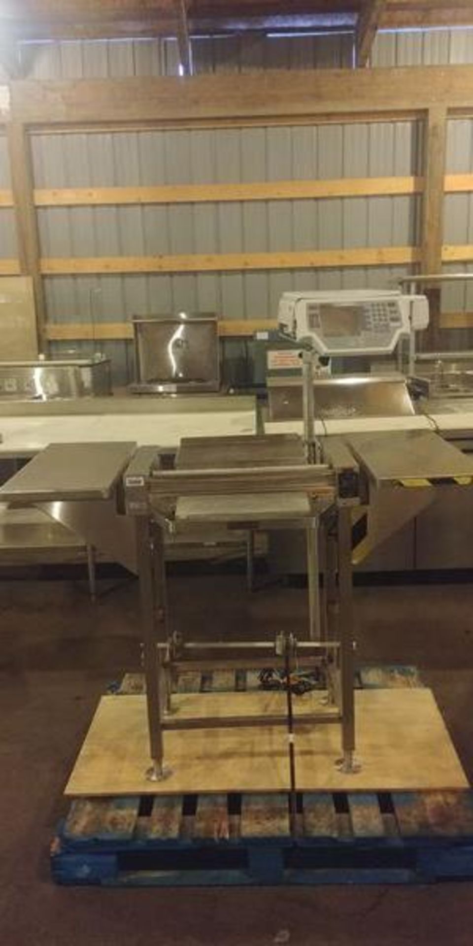 Hot Seal Meat Packing Table with Hobart Printer