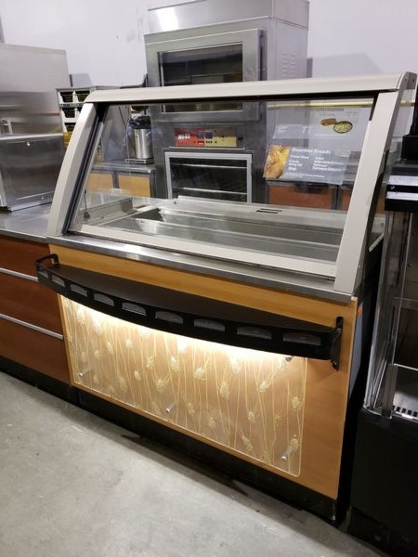 Duke 48" Refrigerated Prep Counter - Complete with Front and Top Lighting and Drop Down Sneeze Guard - Image 2 of 2
