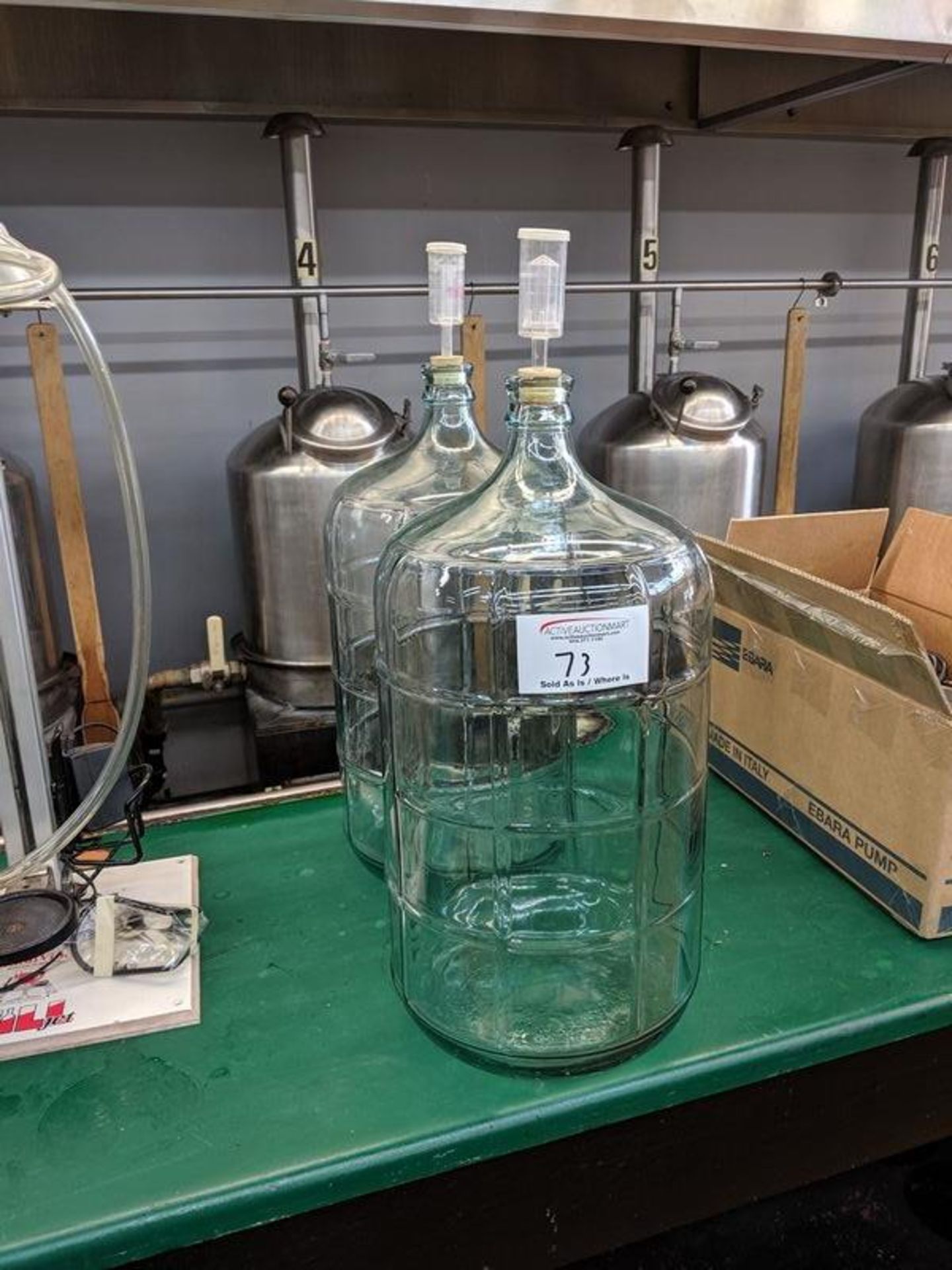 2 Glass Carboys