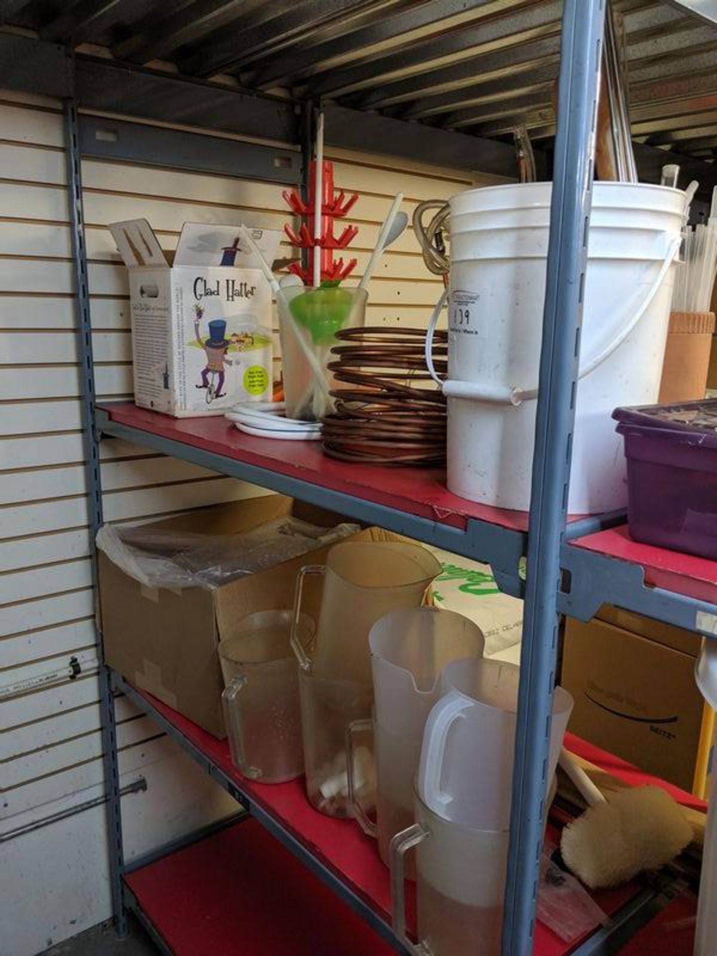 3 Shelf Lots of Assorted Brewing Supplies