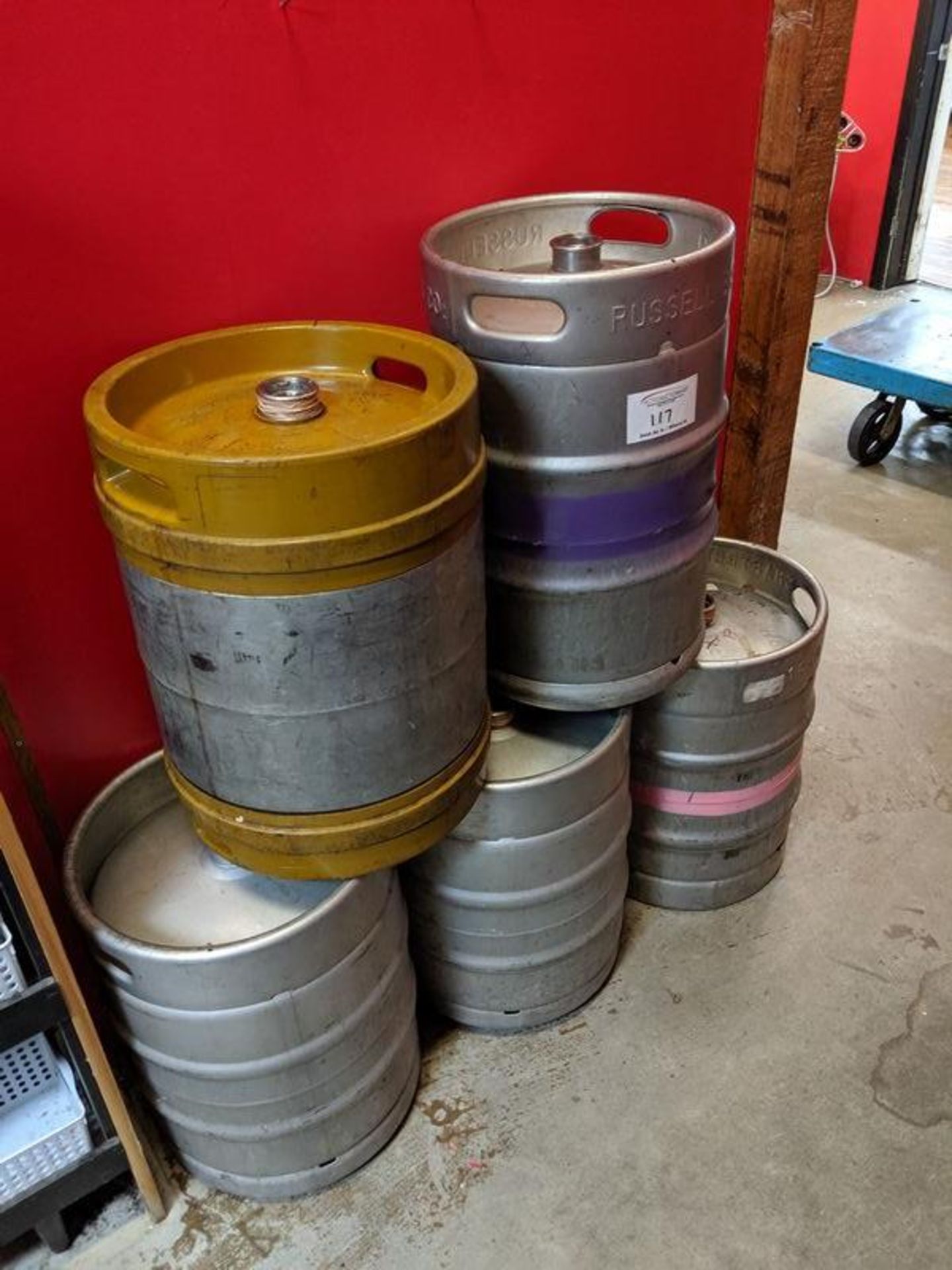 5 Stainless Steel Beer Kegs