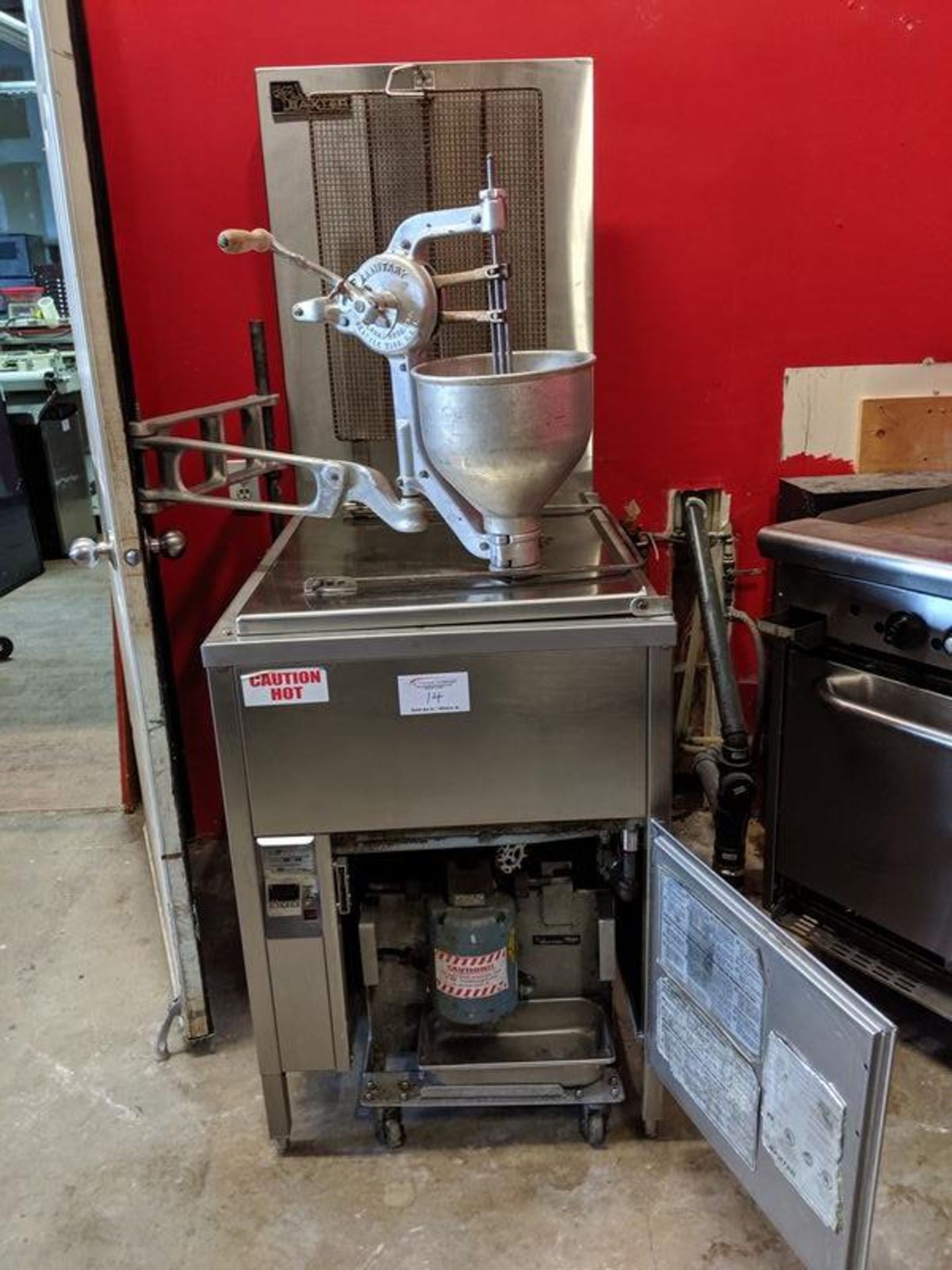 Belshaw Gas Donut Fryer with Belshaw Donut Dropper