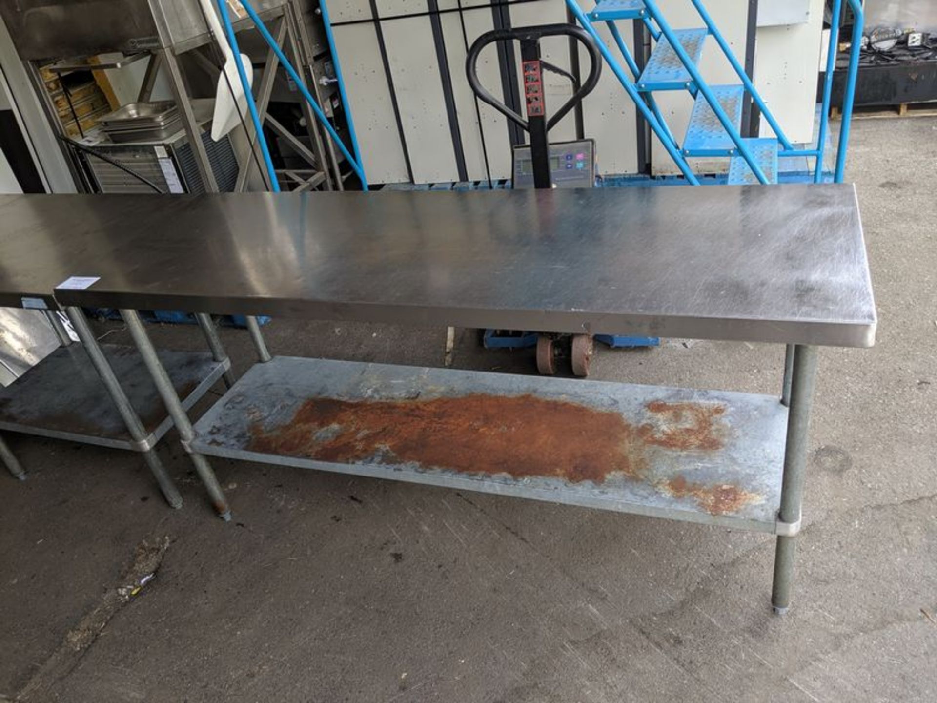 24 x 72" 2 Tier Stainless Steel Work Table