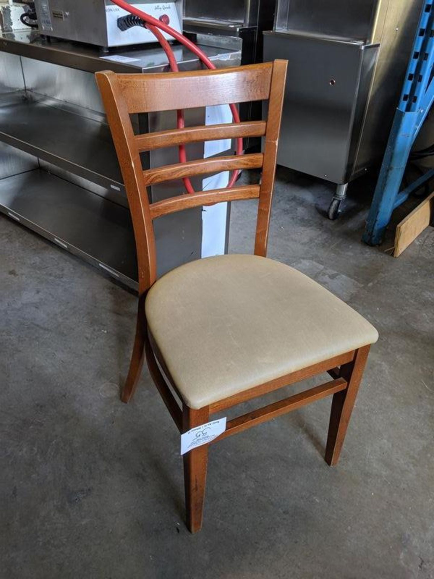 15 Bentwood Dining Chairs with Padded Seats - Note Matches lot 23 and 28 - Price Each times 15