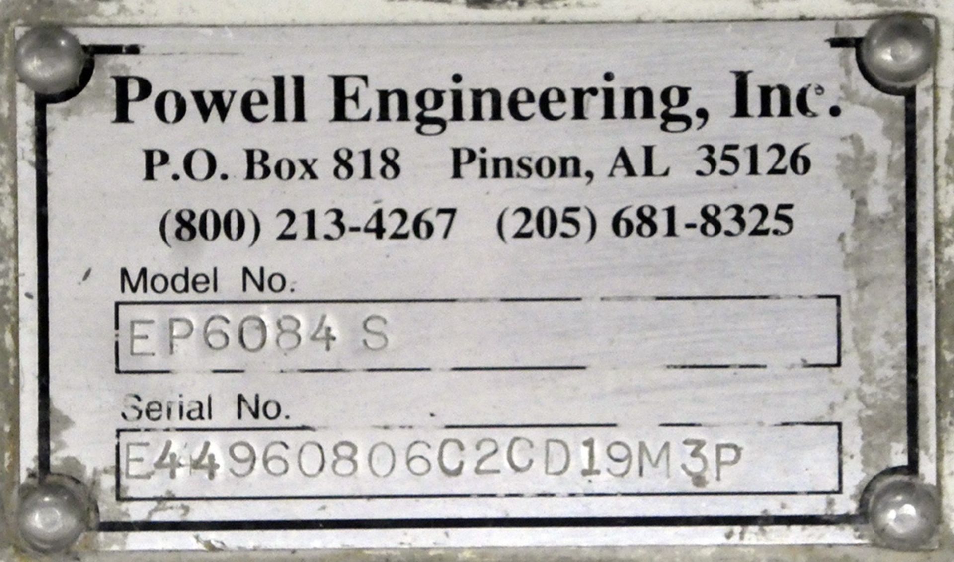 84" Powell Shaftless Roll Lift Unwind - 60" Max Diameter - Image 6 of 6