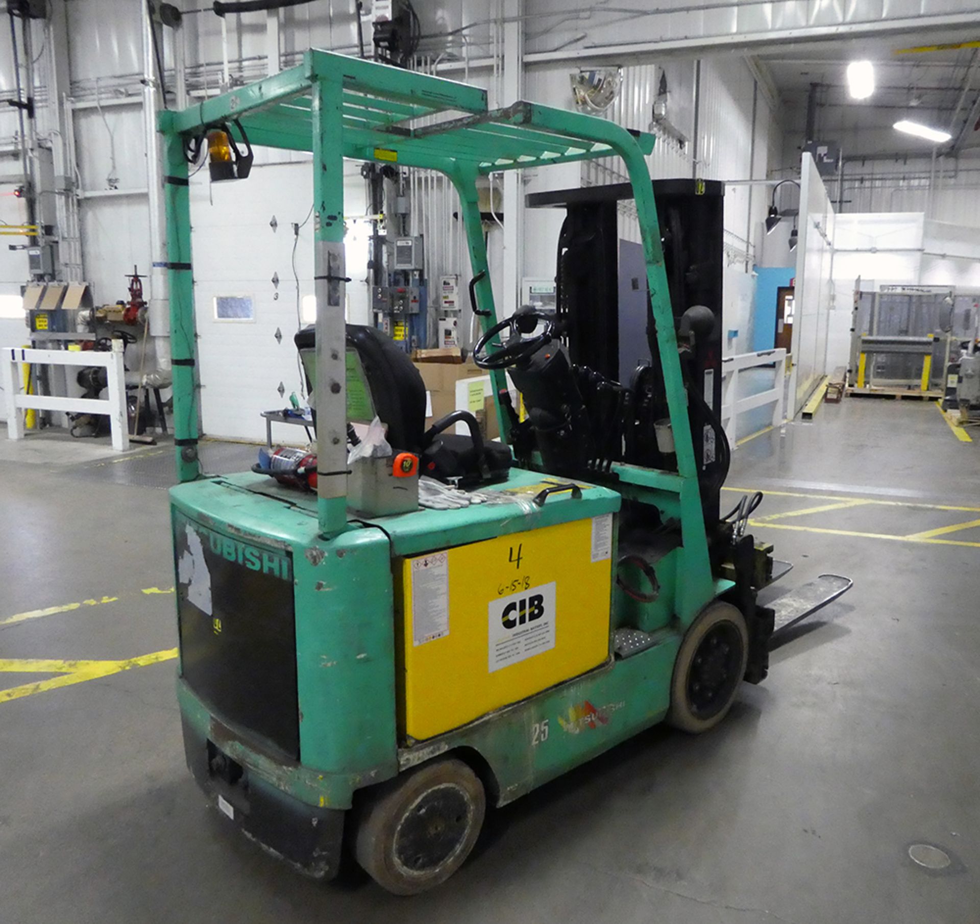 1999 Mitsubishi 21FBC25E 5,000 lb Electric Forklift With Turn-A-Fork - Image 3 of 13