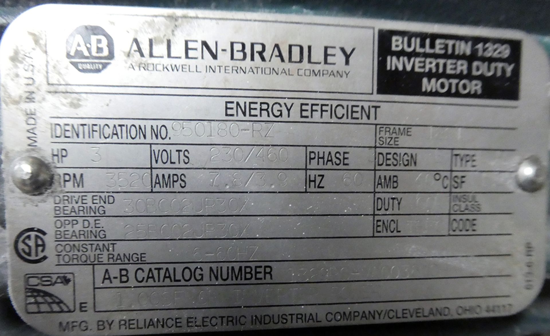 3 HP Industrial Air Products 800 CFM Exhaust Fan - Image 3 of 4