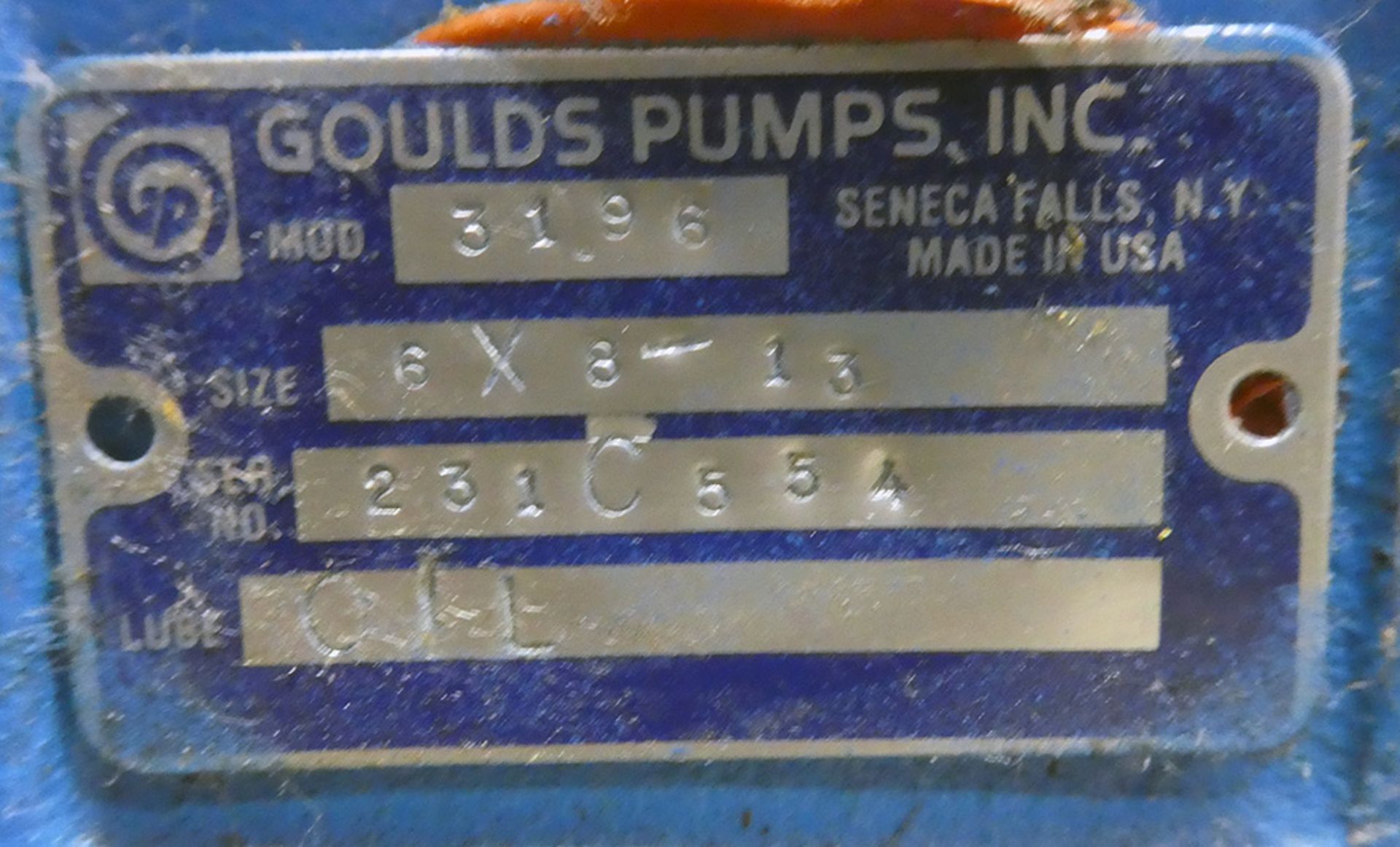 75 HP Goulds Pumps Model 3196 XLT-X Centrifugal Pump - 6 x 8 - 13 - Image 3 of 4